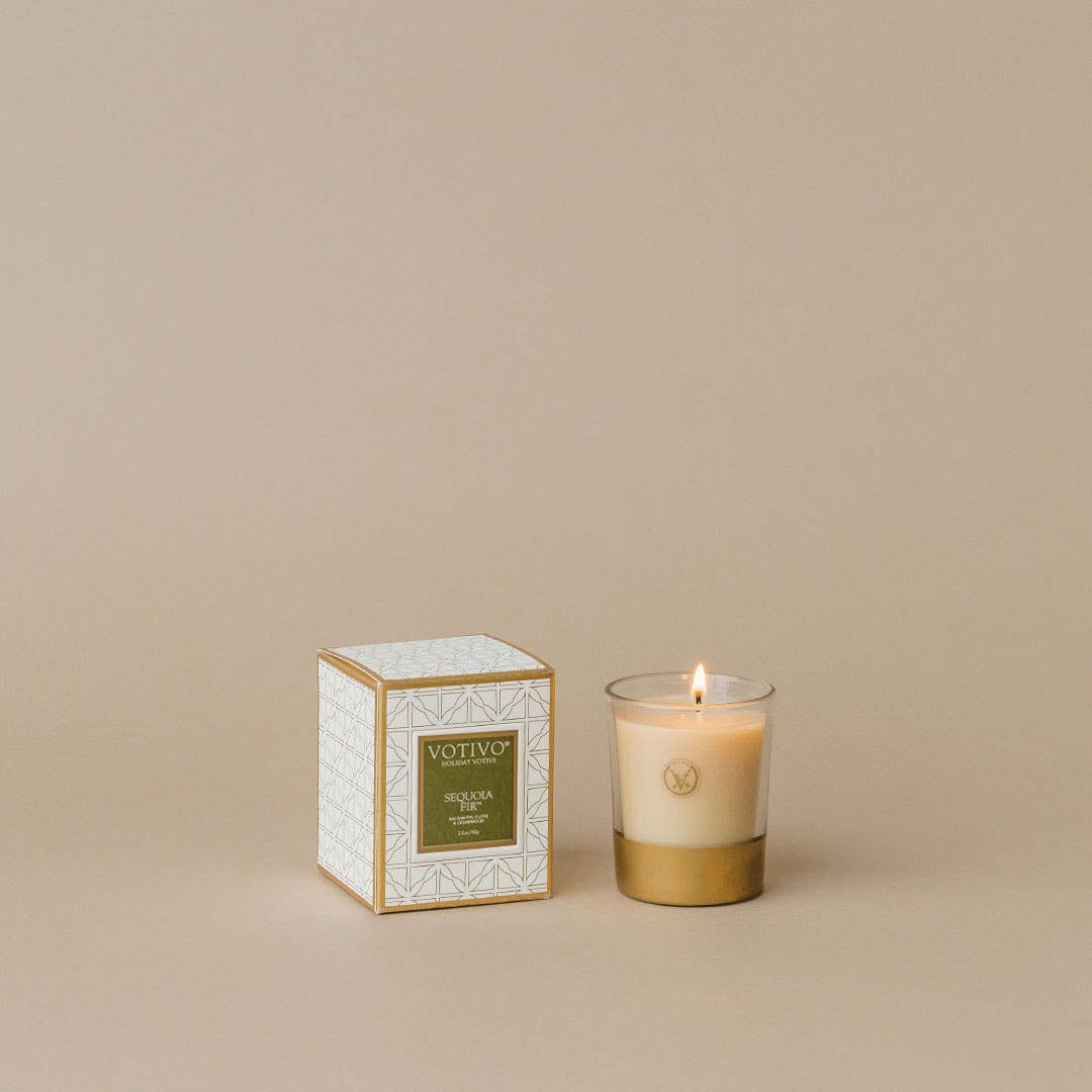 Votivo Holiday Collection Votive Candle - Sequoia Fir