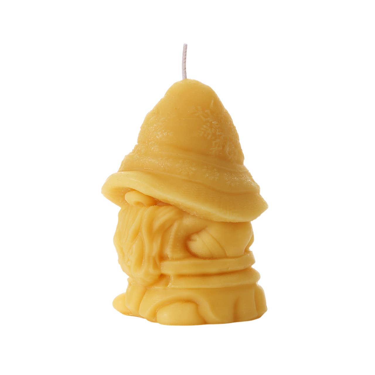 Beeswax Large Holiday Gnome Candle