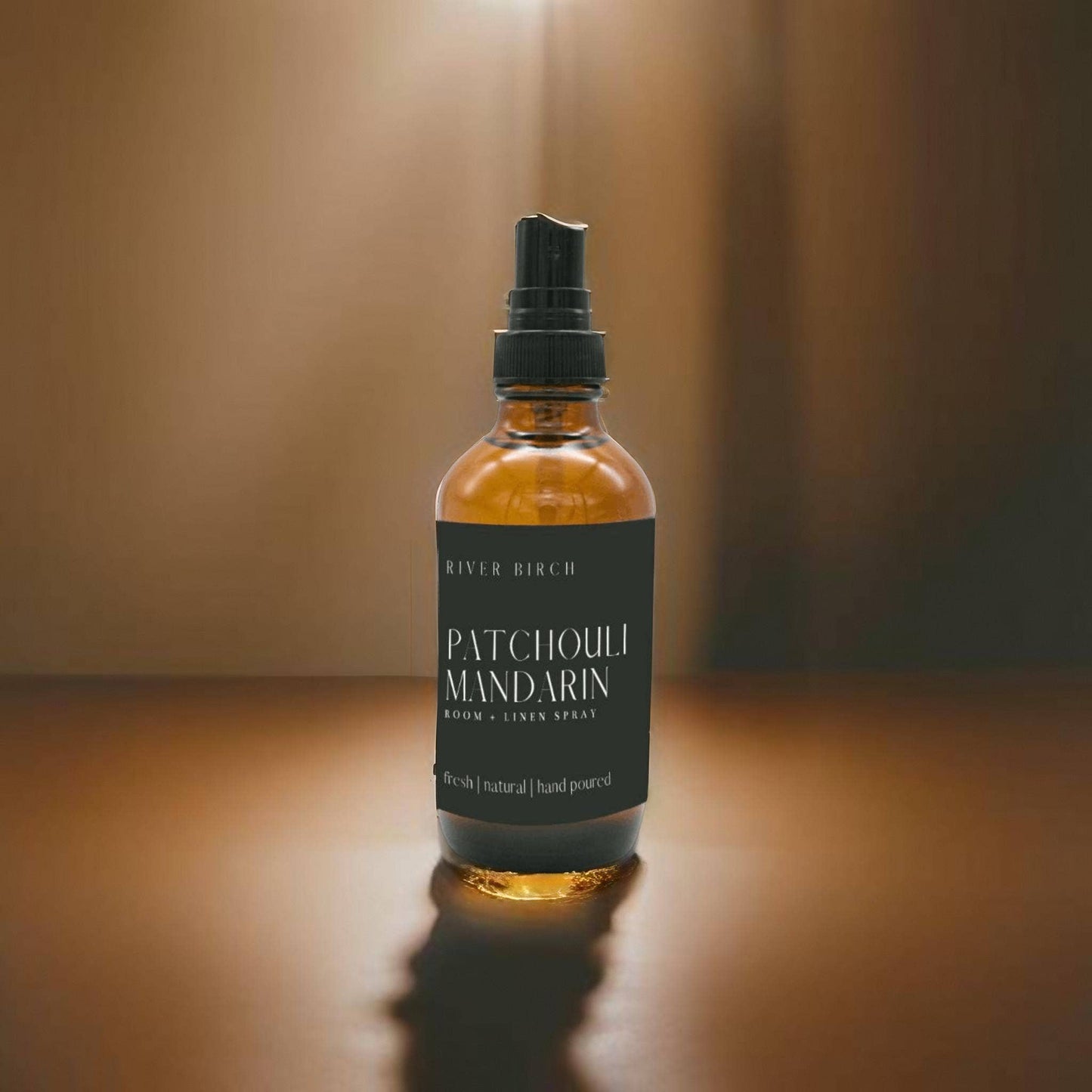 Patchouli Mandarin - 4 oz Amber Glass Room + Linen Spray