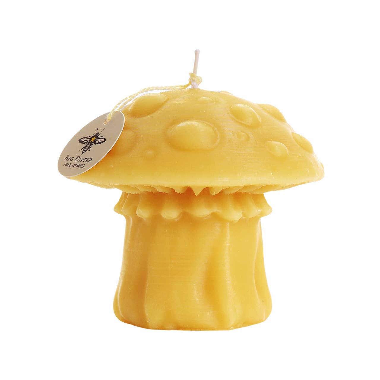 Beeswax Mushroom Candle