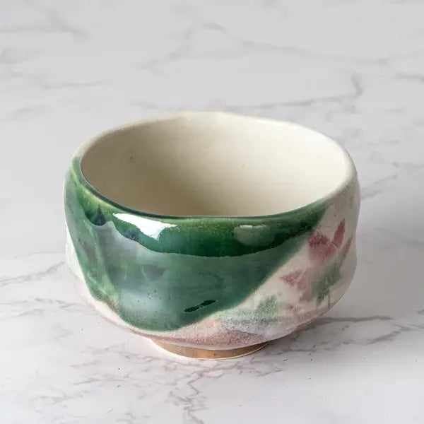 Momiji Japanese Maple Mini Matcha Bowl 8oz 3.75"D x 1.5"H Po