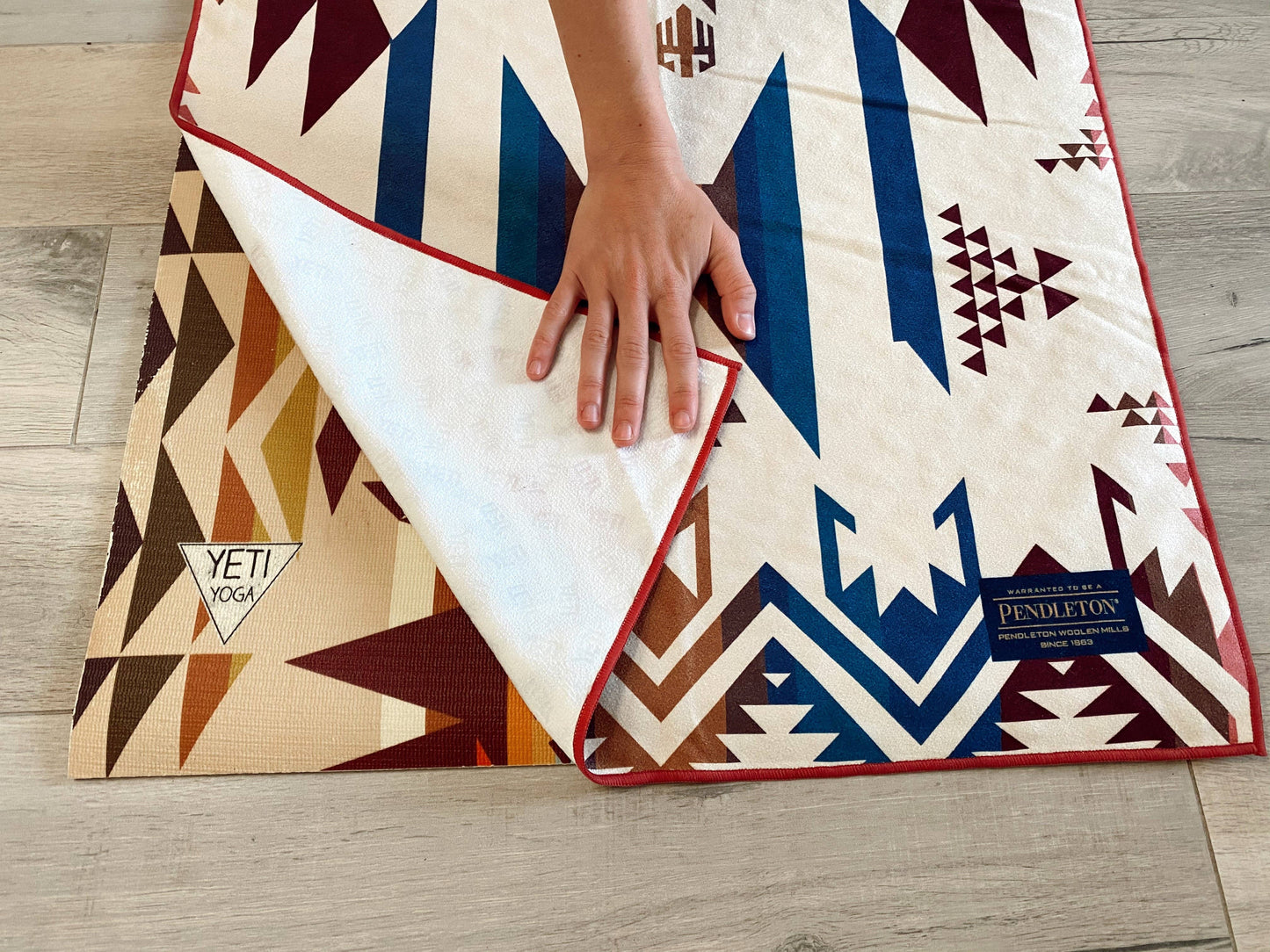 Pendleton x Yune Yoga White Sands Yoga Towel