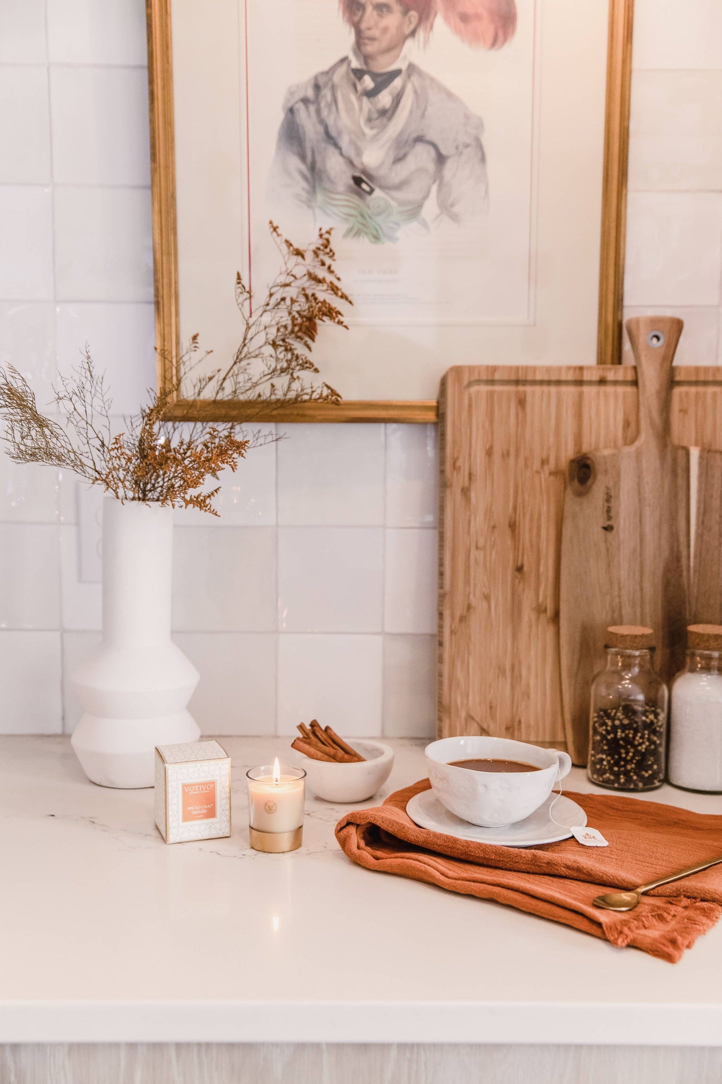 Votivo Holiday Collection Votive Candle - Spiced Chai