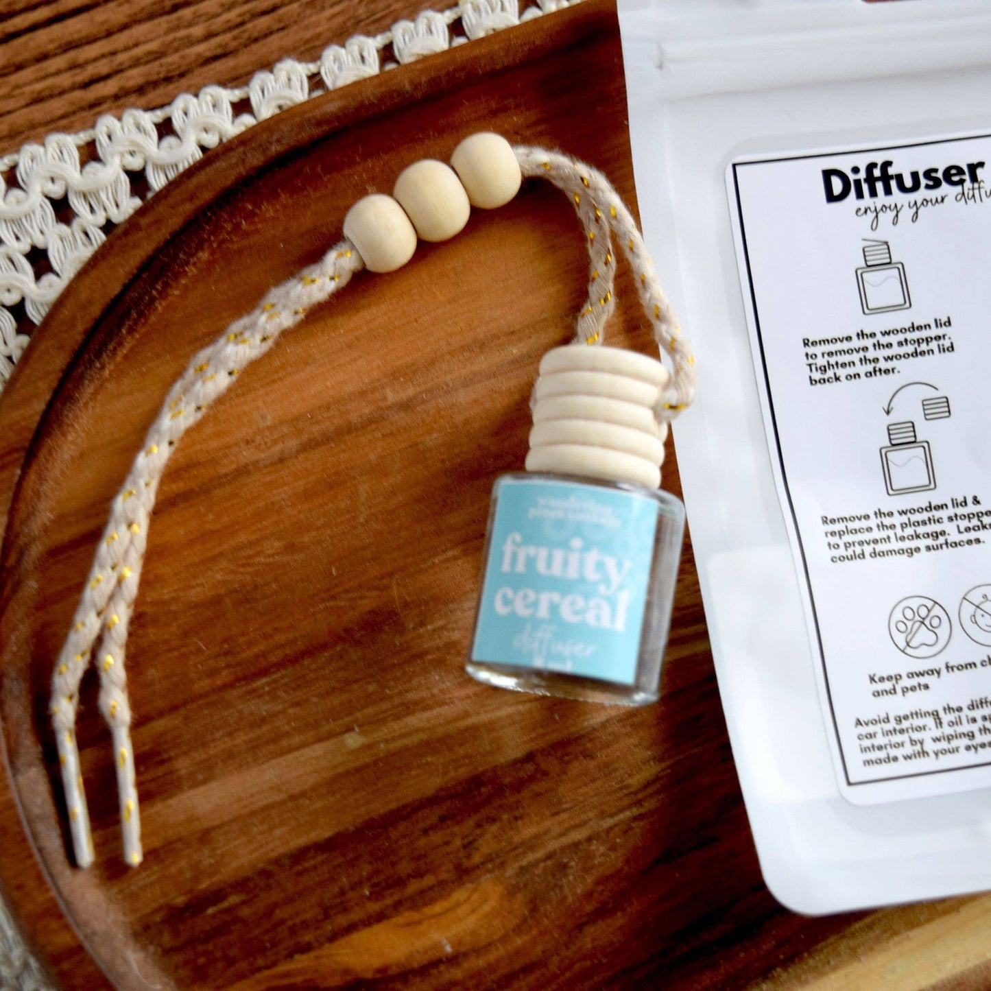 Hanging Car Diffuser 8 ml Fruity Cereal