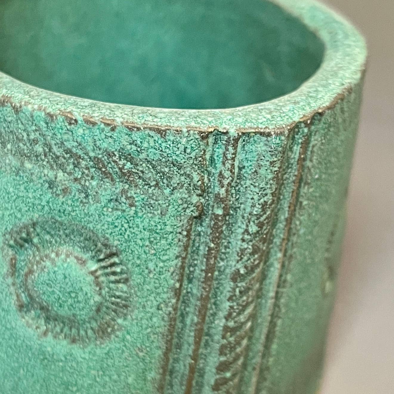 Macone Clay / Spooner Creek Green Mini Planter Stoneware