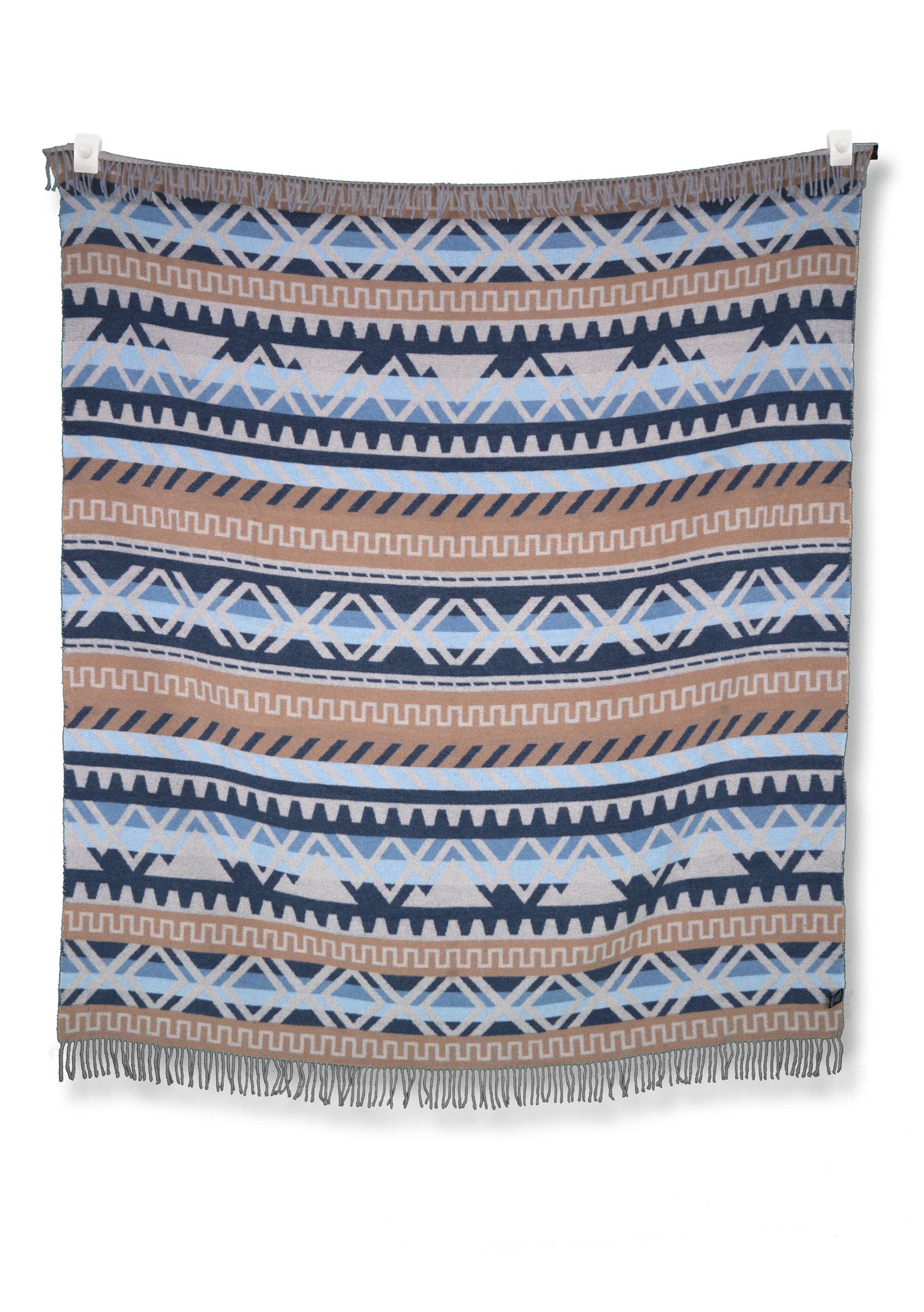 Sackcloth and Ashes Ridgeline Alps Recycled Wool Throw Blanket