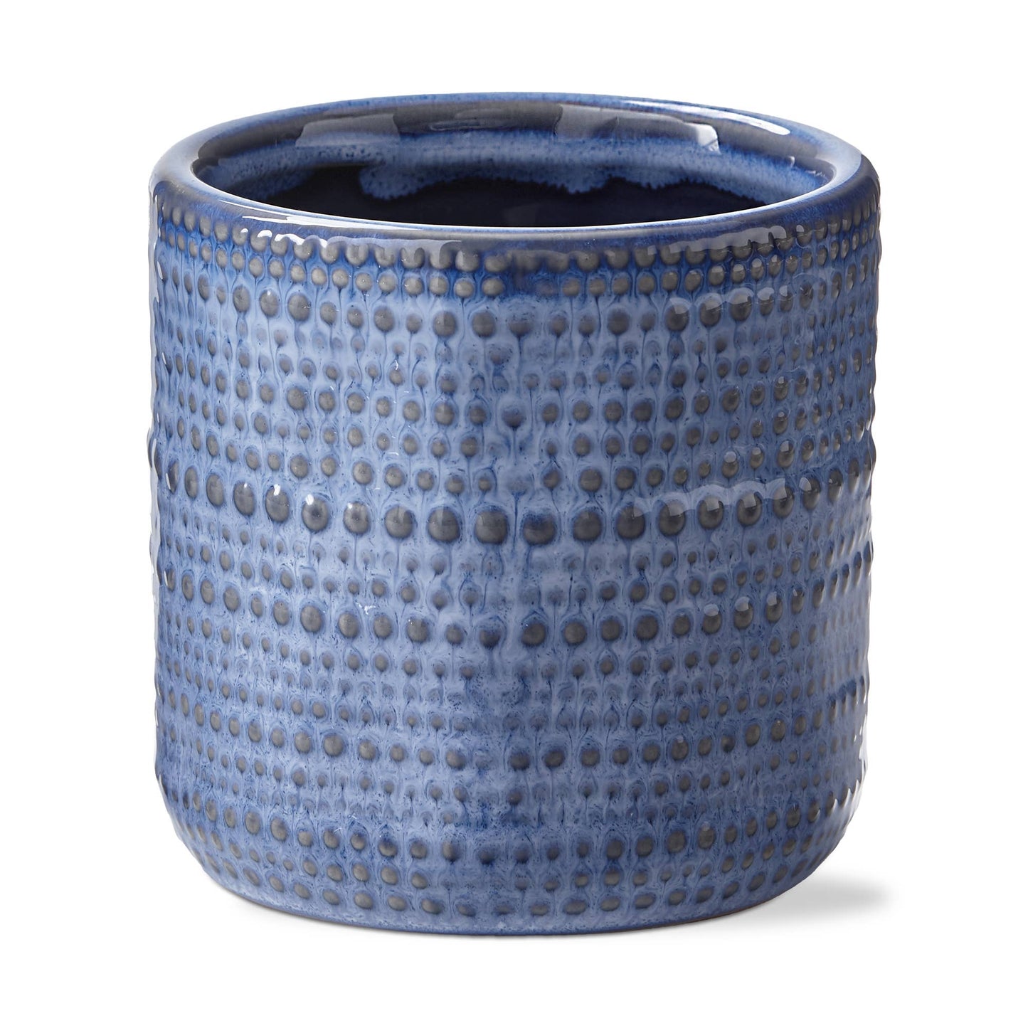 Reactive glaze Dottie Planter - Blue