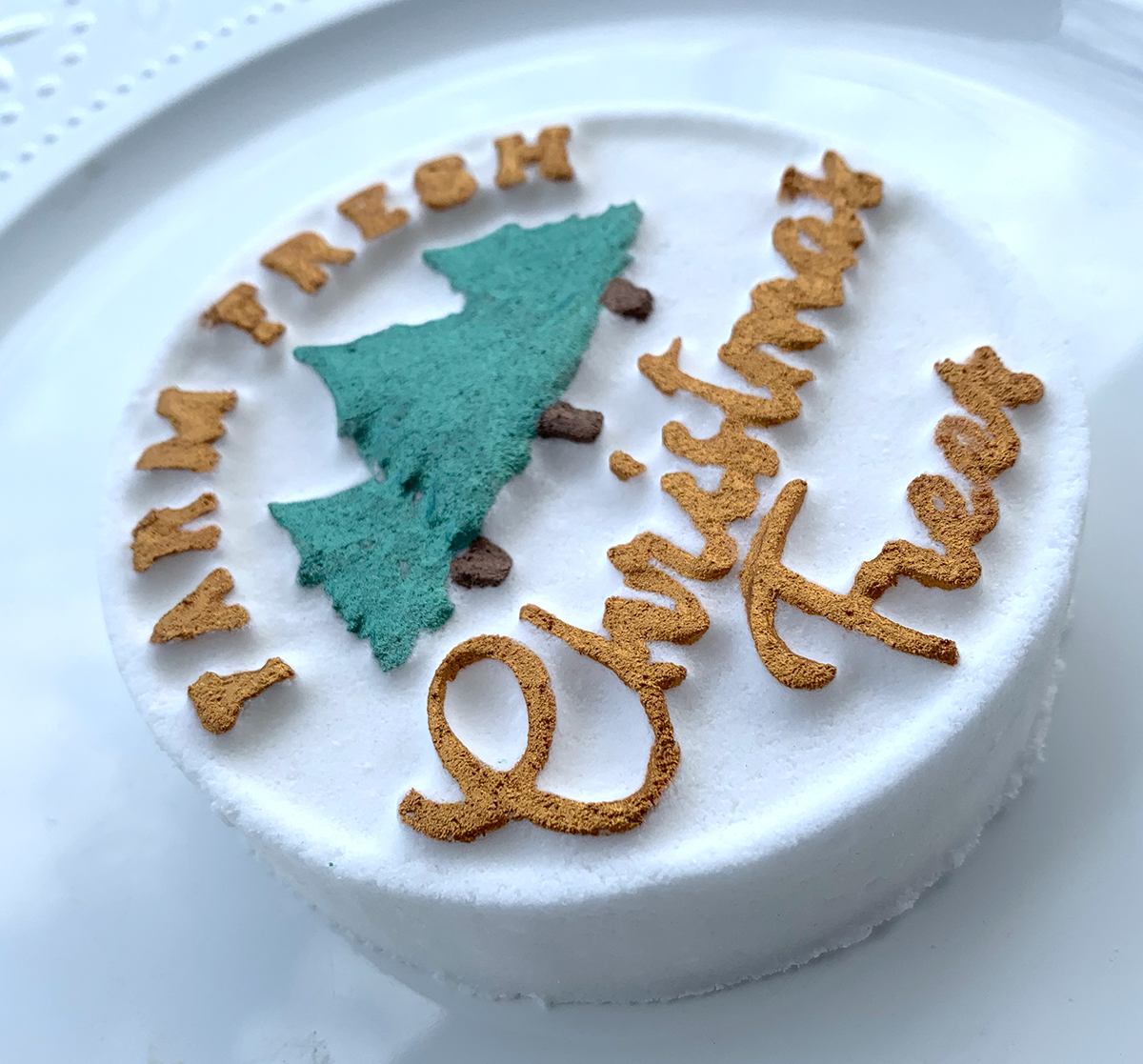 "Farm Fresh Christmas Trees" Bath Bomb
