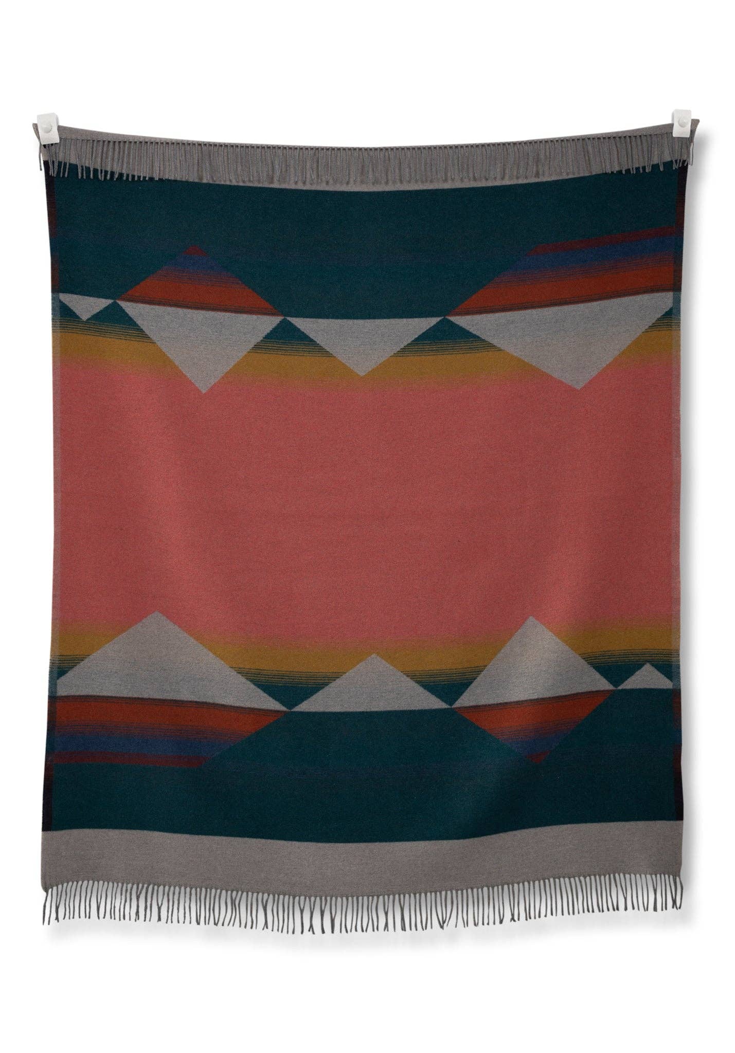 Sackcloth & Ashes Wool Blanket Mountain Tropic