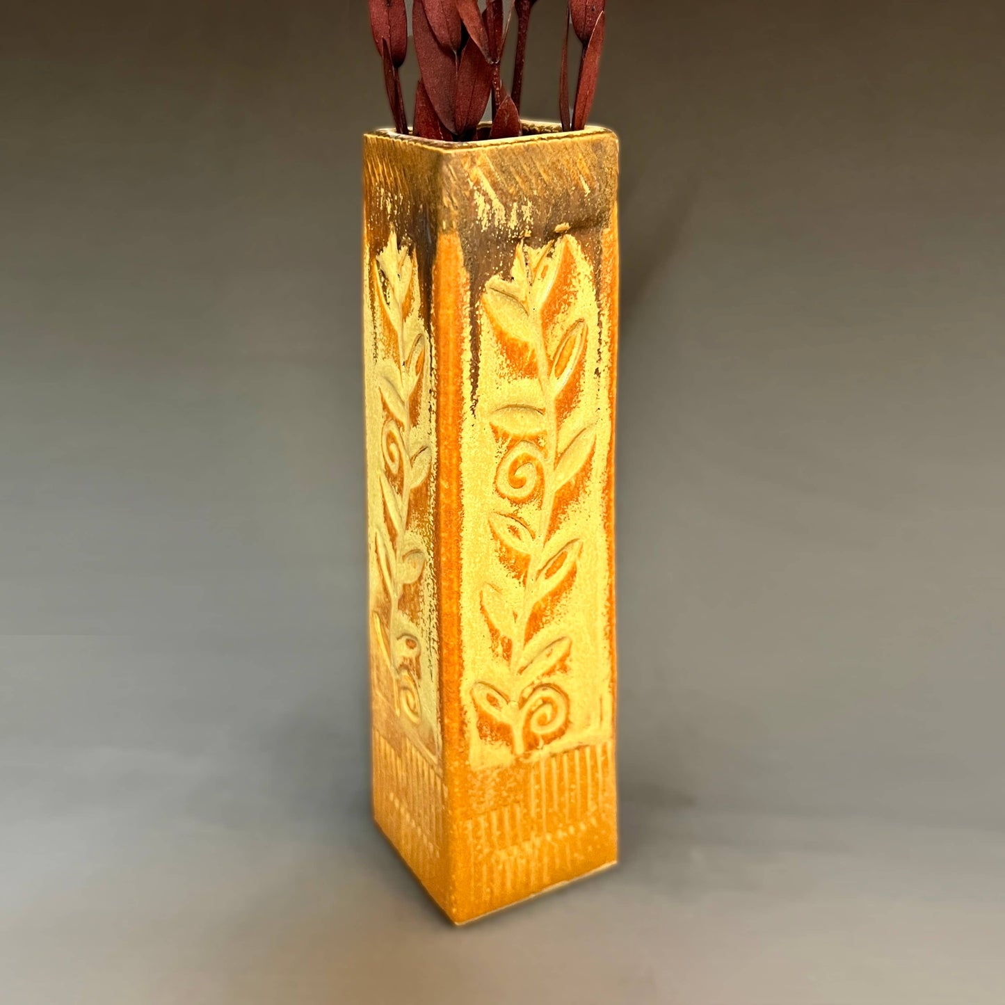 Macone Clay / Spooner Creek Tall Square Bud Vase