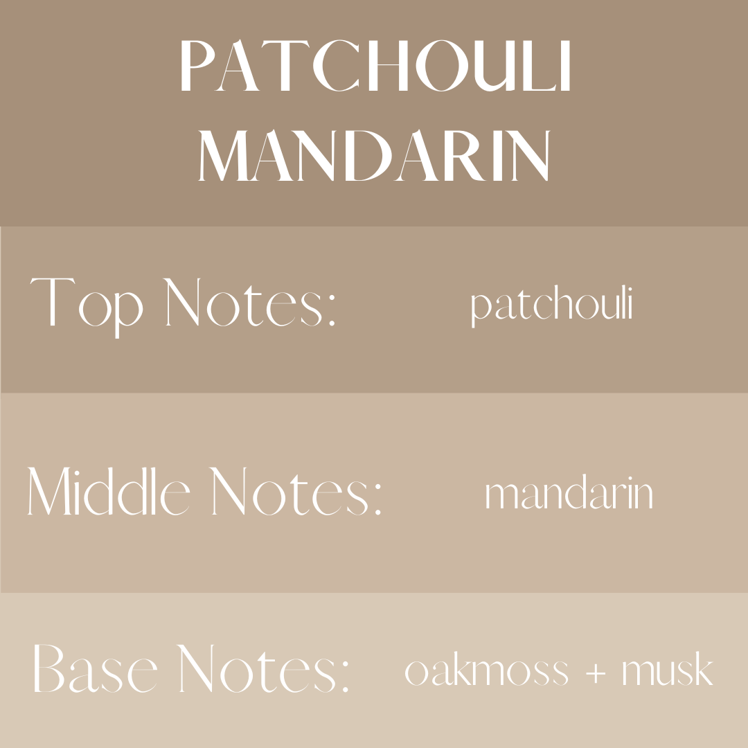 Patchouli Mandarin - 4 oz Amber Glass Room + Linen Spray
