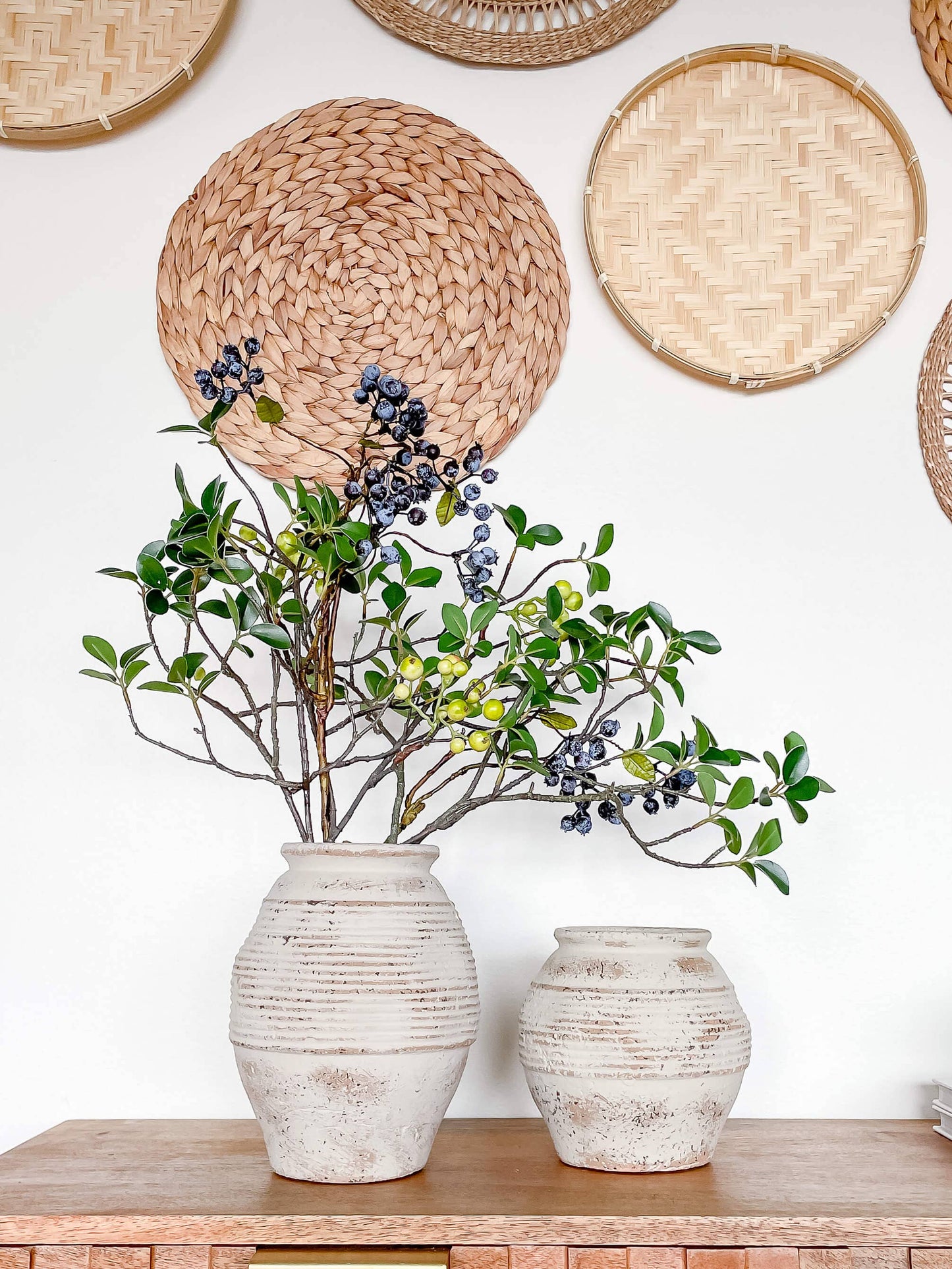 Toscana Rustic Vintage-Style Terracotta Vase with Aged Look