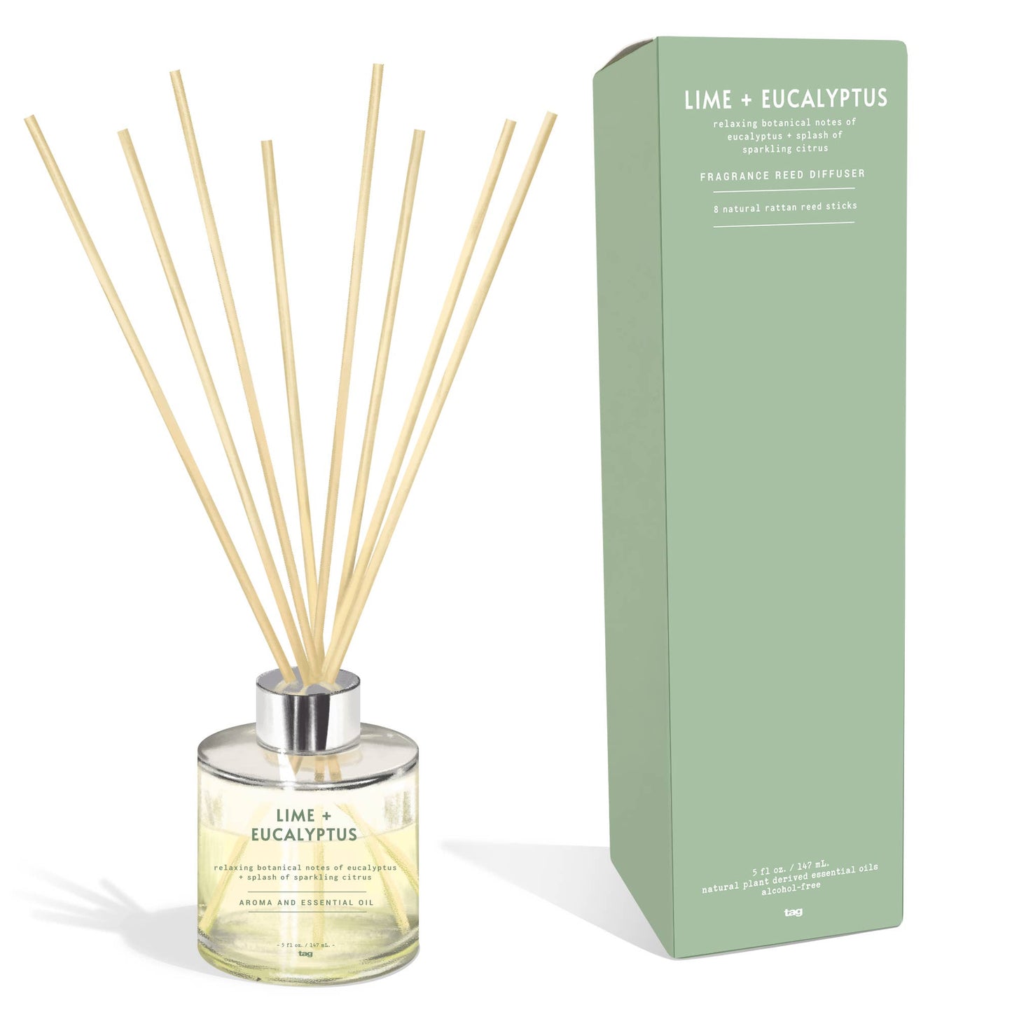 Lime & Eucalyptus Reed Diffuser - Ivory