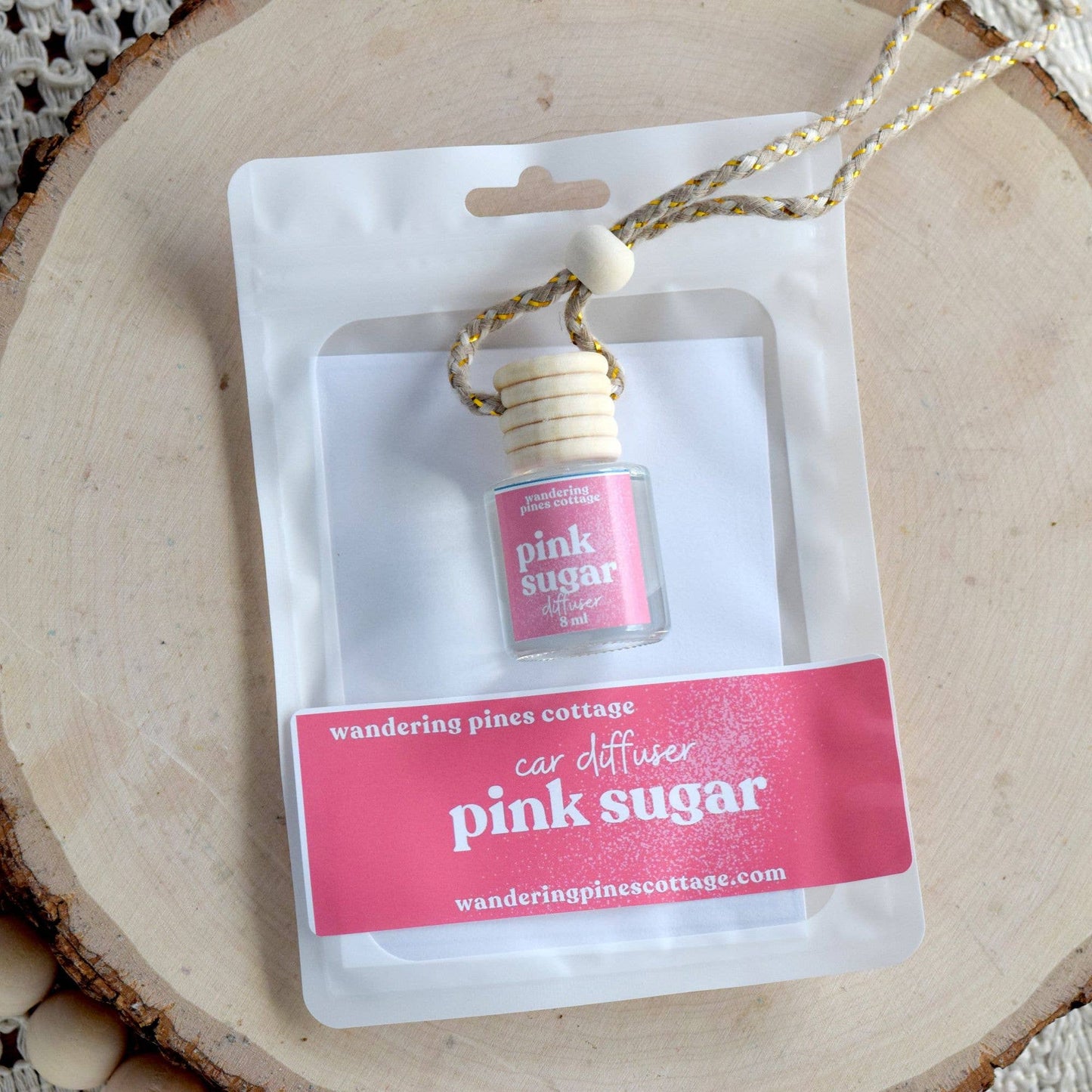 Hanging Car Diffuser 8 ml Pink Sugar