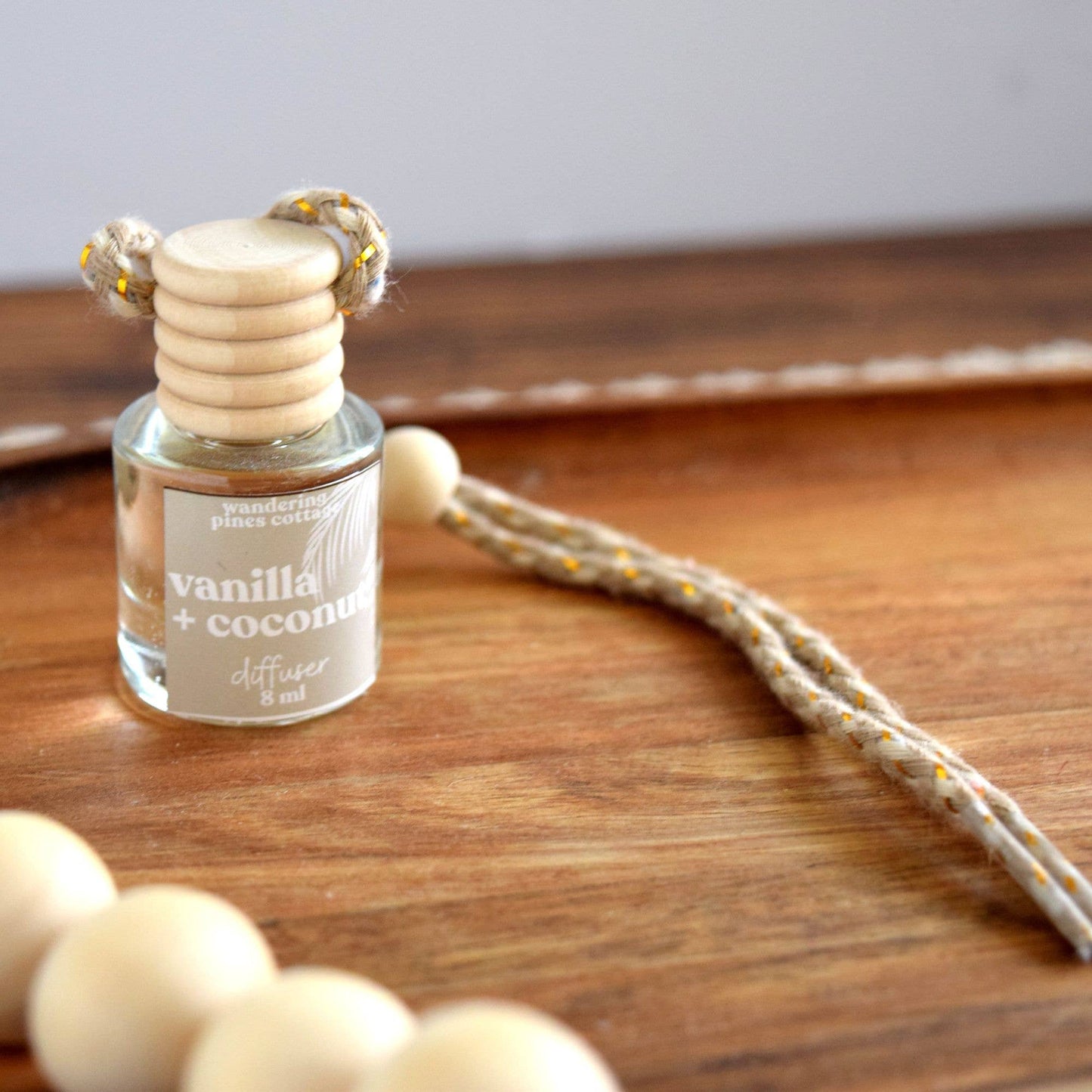 Hanging Car Diffuser 8 ml Vanilla and Coconut