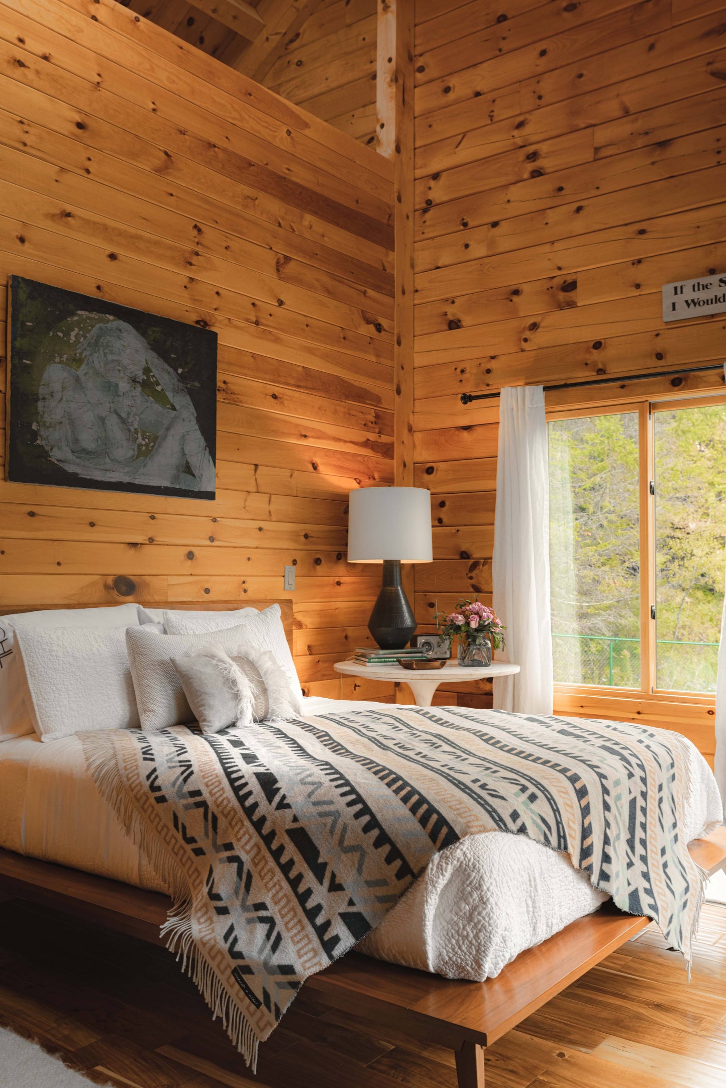 Sackcloth and Ashes Ridgeline Alps Recycled Wool Throw Blanket
