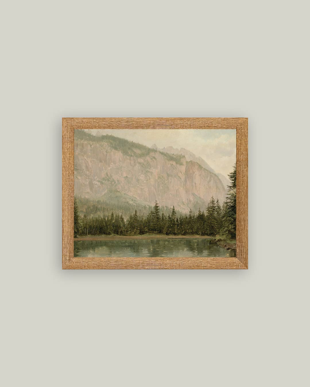 Mountain Pine Framed Antique Art