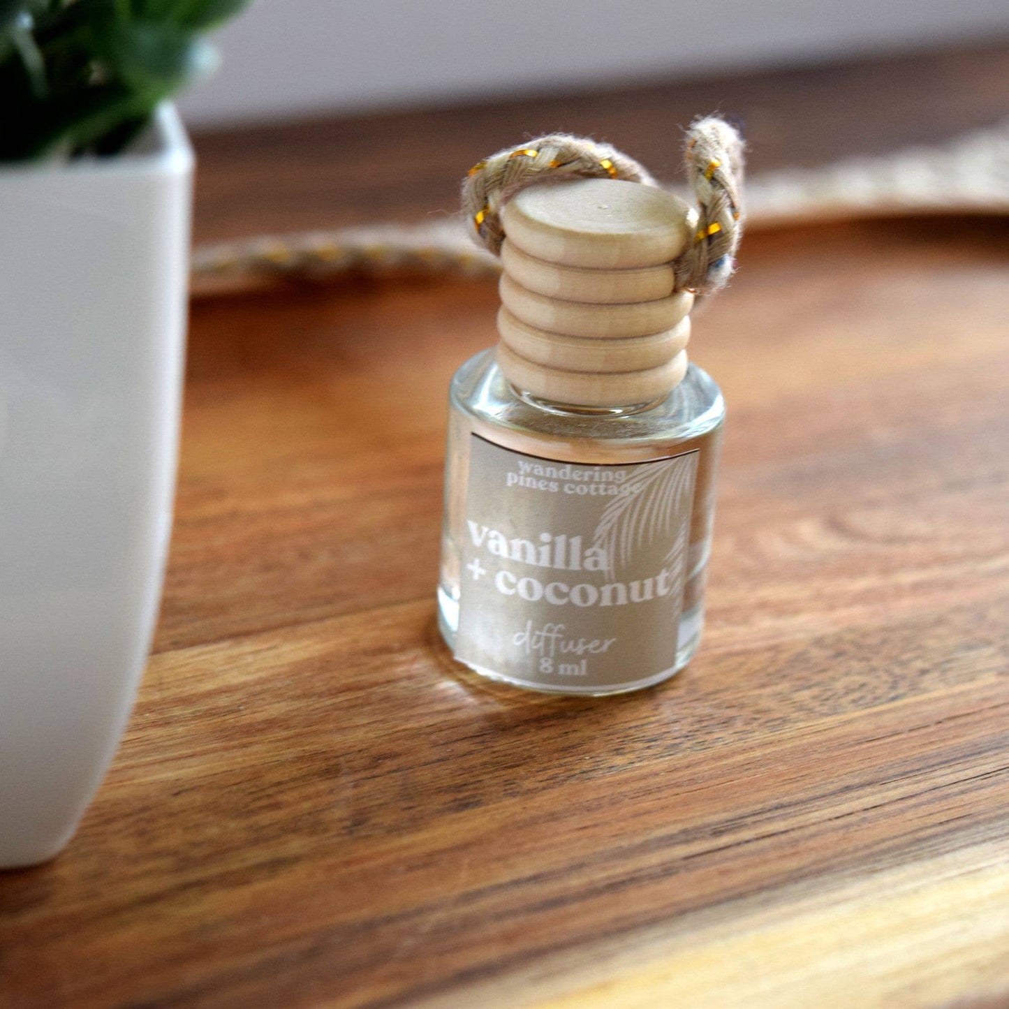 Hanging Car Diffuser 8 ml Vanilla and Coconut