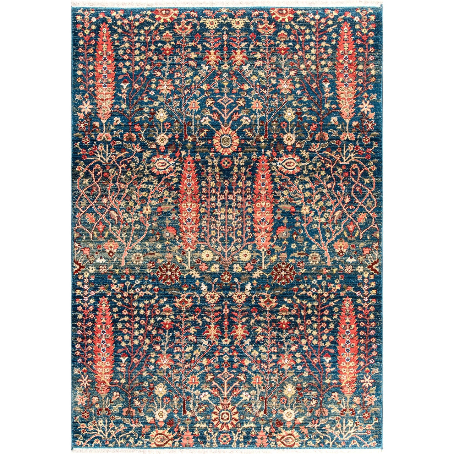 Dasilva Tribal Fringe Area Rug
