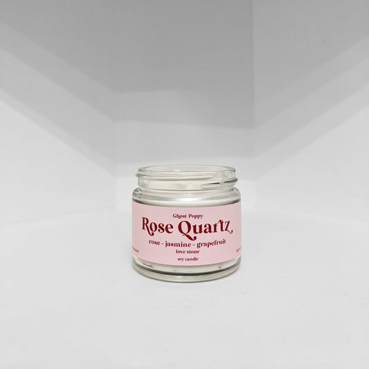 Rose Quartz Mini Candle