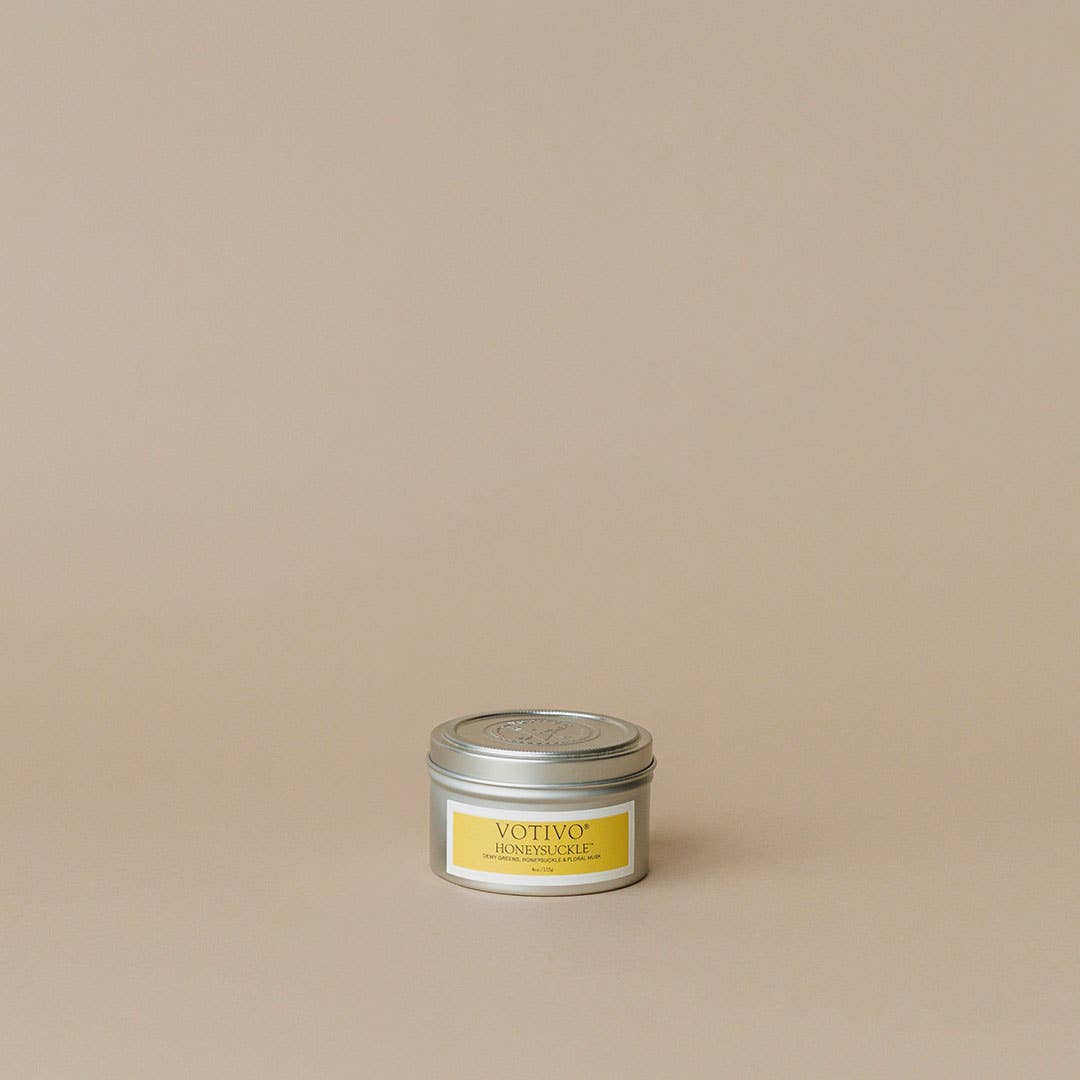 Aromatic Travel Tin Candle - Honeysuckle