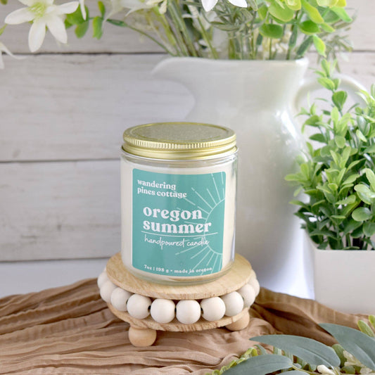 Oregon Summer Candle - 7 oz Glass Jar Candle