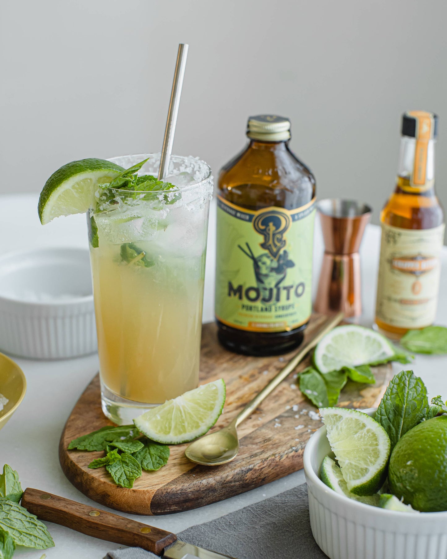 Mojito Syrup 12oz - cocktail / mocktail beverage mixer