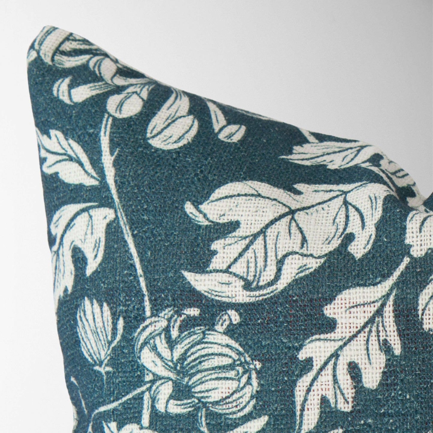 Everly Vintage Peony Block Print Floral Pillow Cover