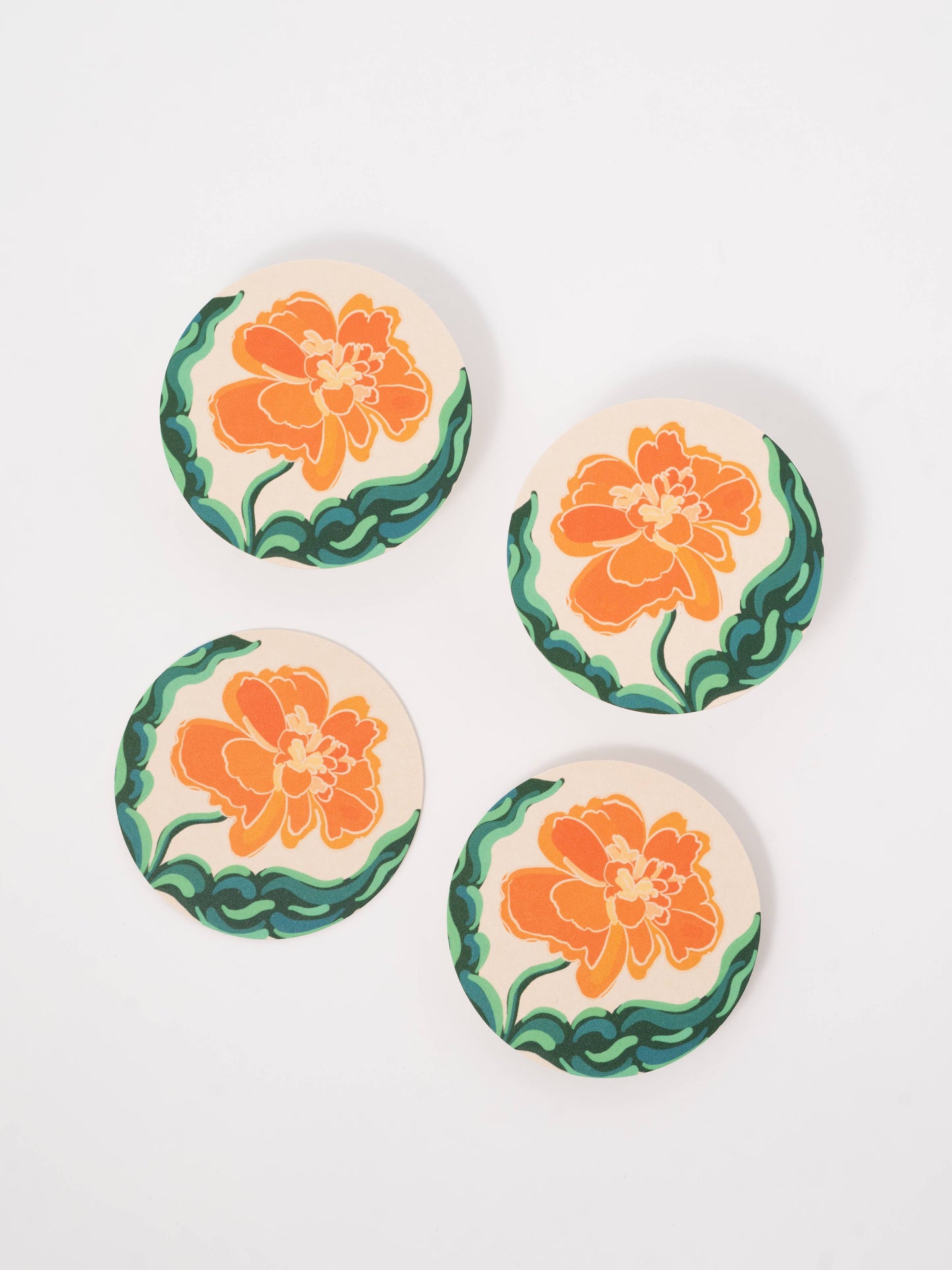 Marigold Coaster - Set of Four