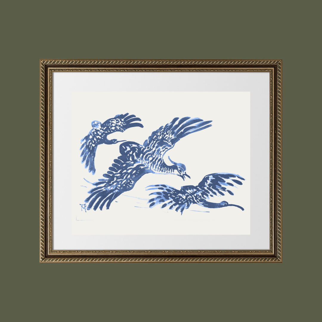 Birds In Flight Art Print