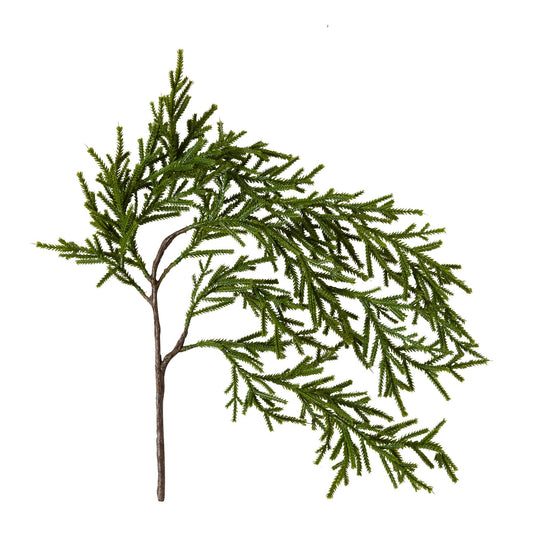 Weeping Pencil Pine Spray - Green