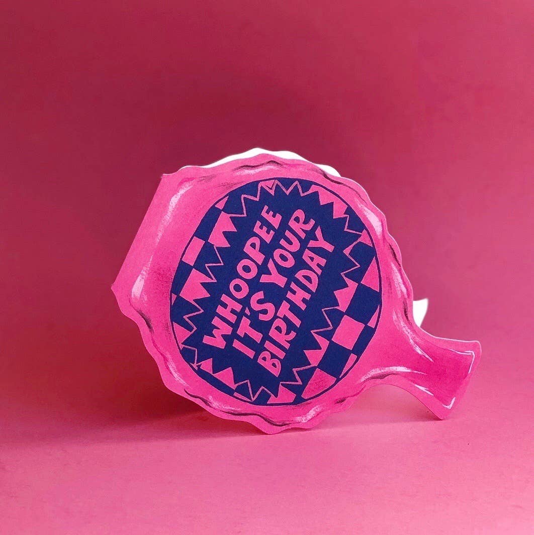 Whoopee Cushion birthday greeting card