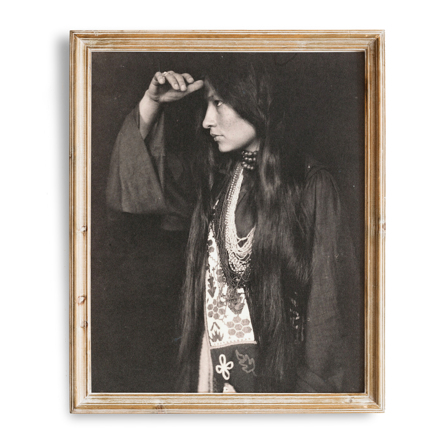 Vintage Native American Photograph | Desert Wall Art