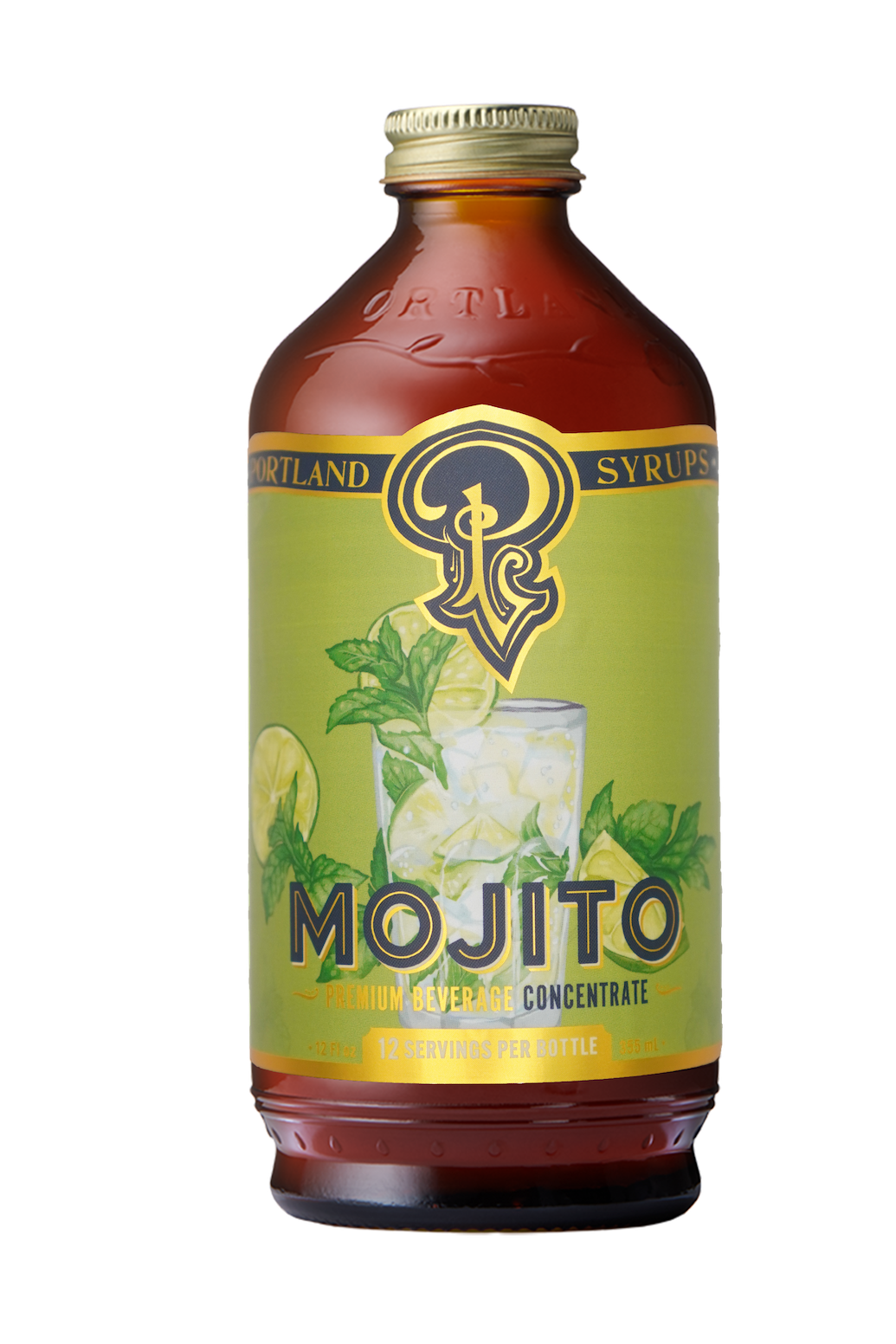 Mojito Syrup 12oz - cocktail / mocktail beverage mixer