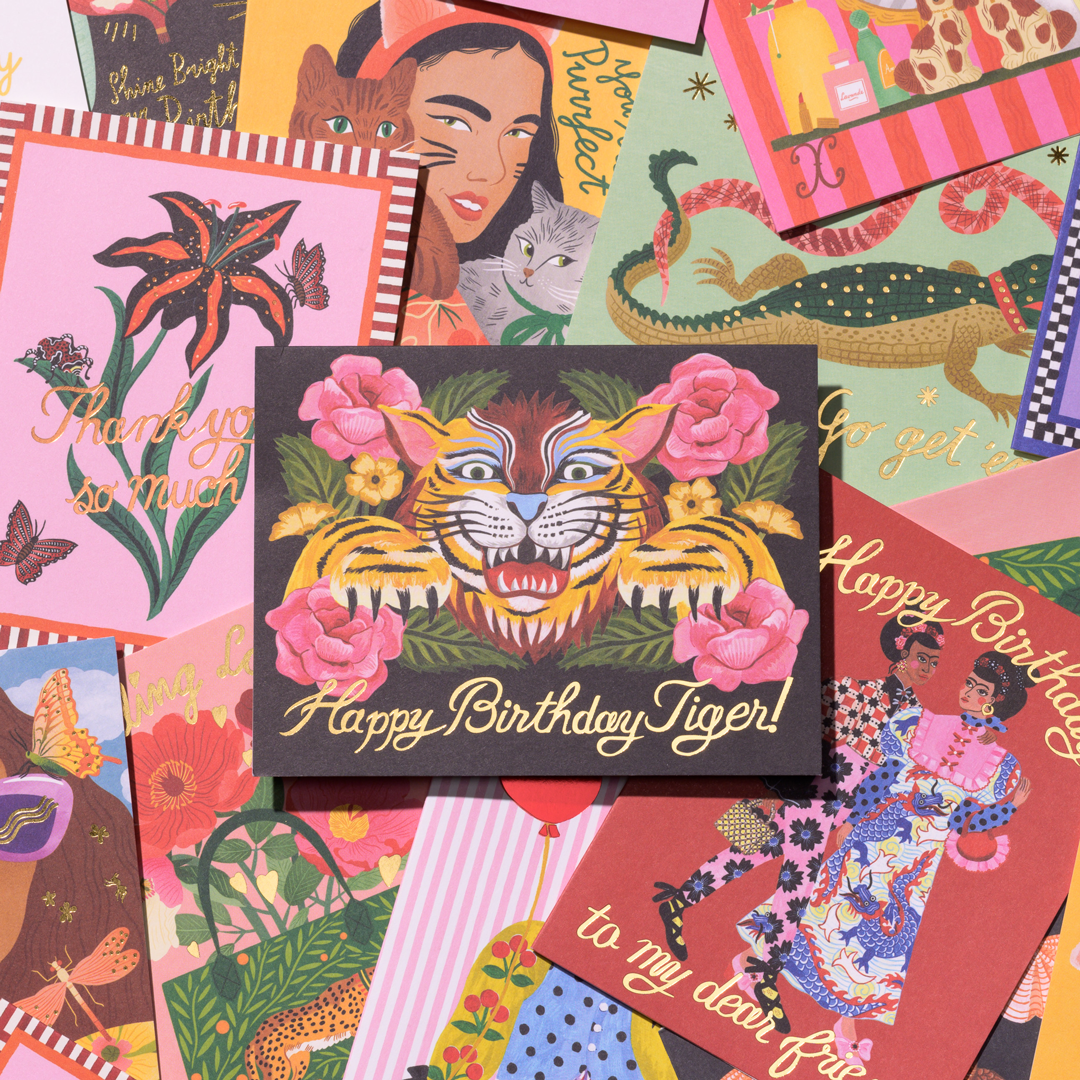 Birthday Roar birthday greeting card