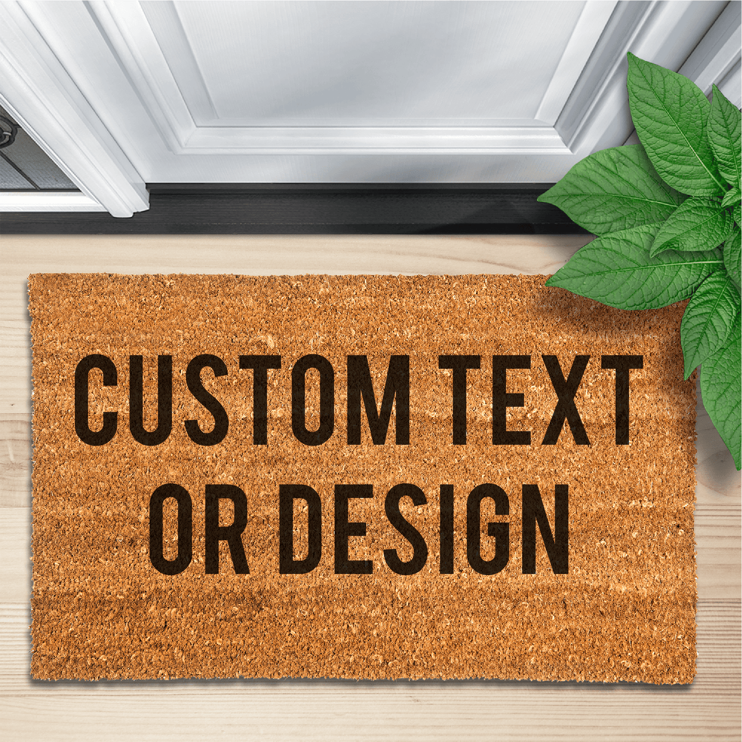 Personalized Door Mat - Custom Logo or Text