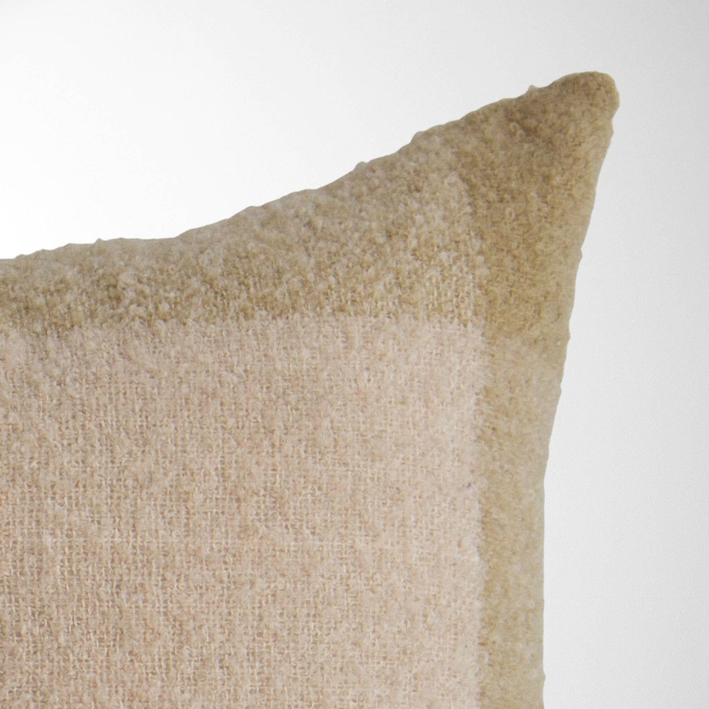 Oden Boucle with Border Pillow Cover