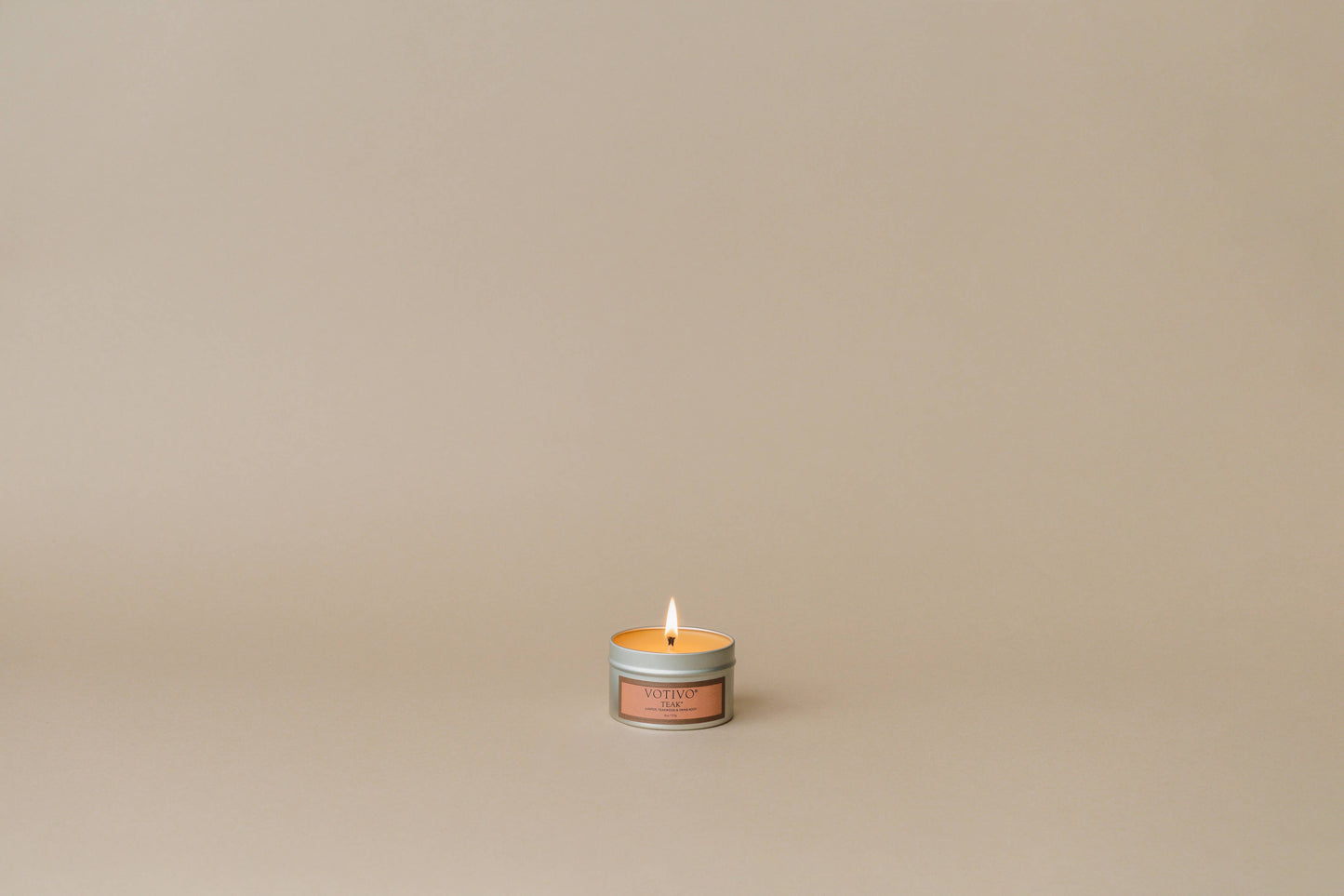 Aromatic Travel Tin Candle - Teak