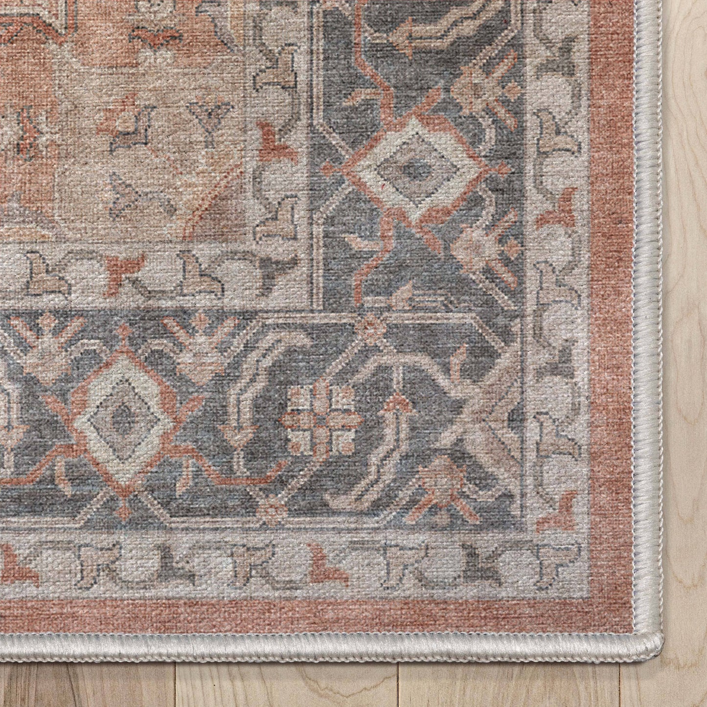 Paris Vintage Oriental Persian Flat-Weave Rug