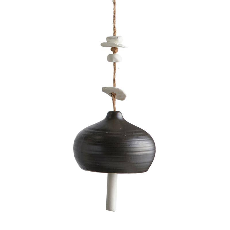 Black Ceramic Windchime