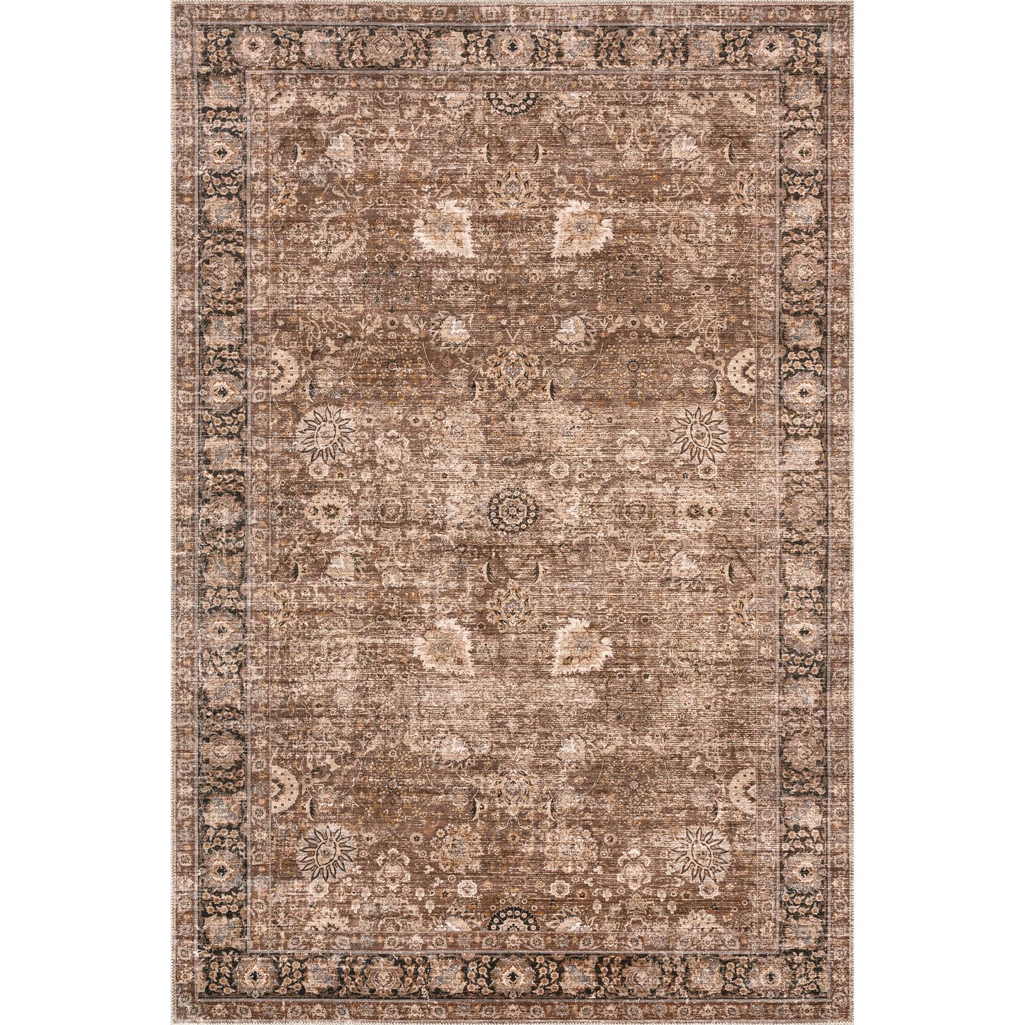 Lauren Liess Bayberry Vintage Machine Washable Area Rug