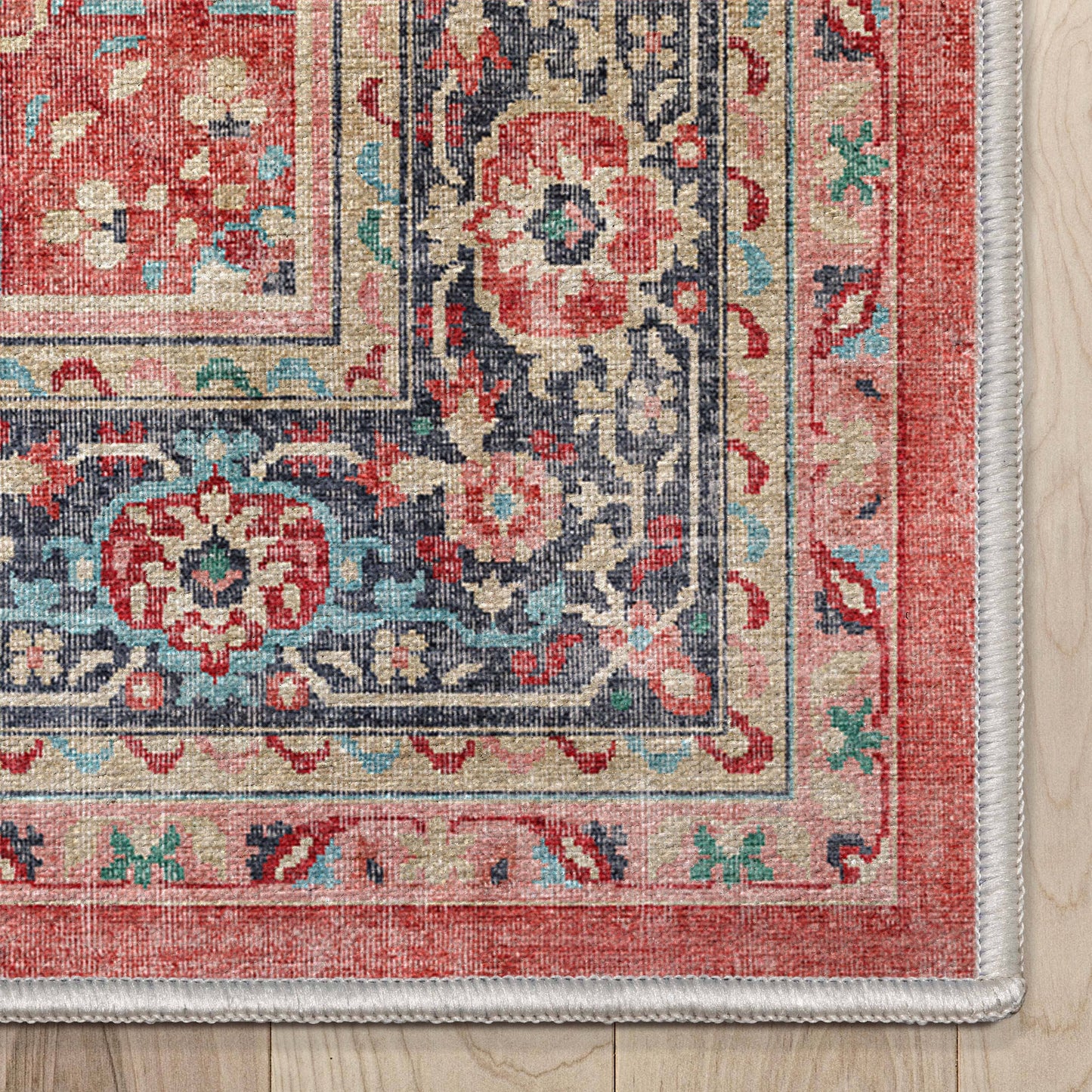 Tirana Vintage Medallion Oriental Flat-Weave Rug