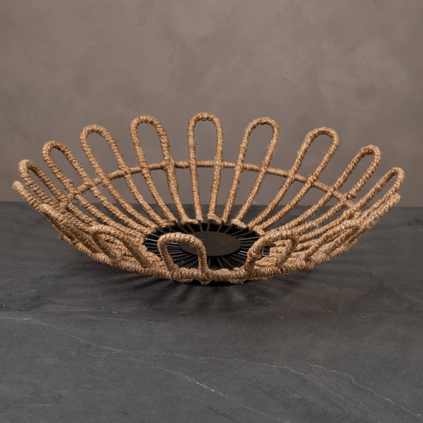 Iron Jute Flower Basket, 4