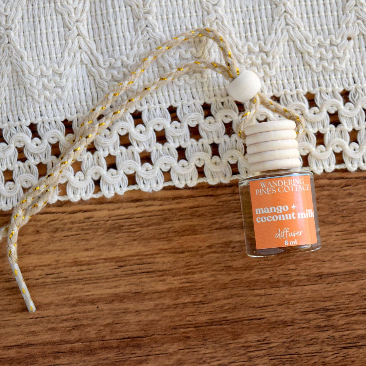 Hanging Car Diffuser 8 ml Mango and Coconut Milk