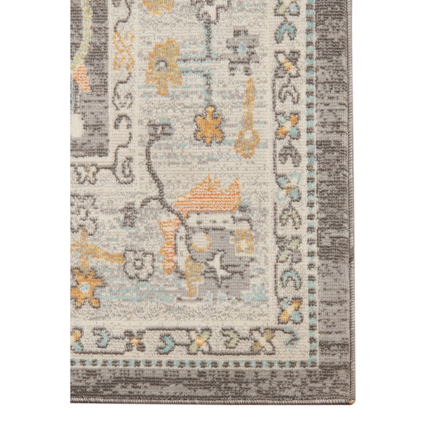 Bohemian Seaford Bordered Area Rug