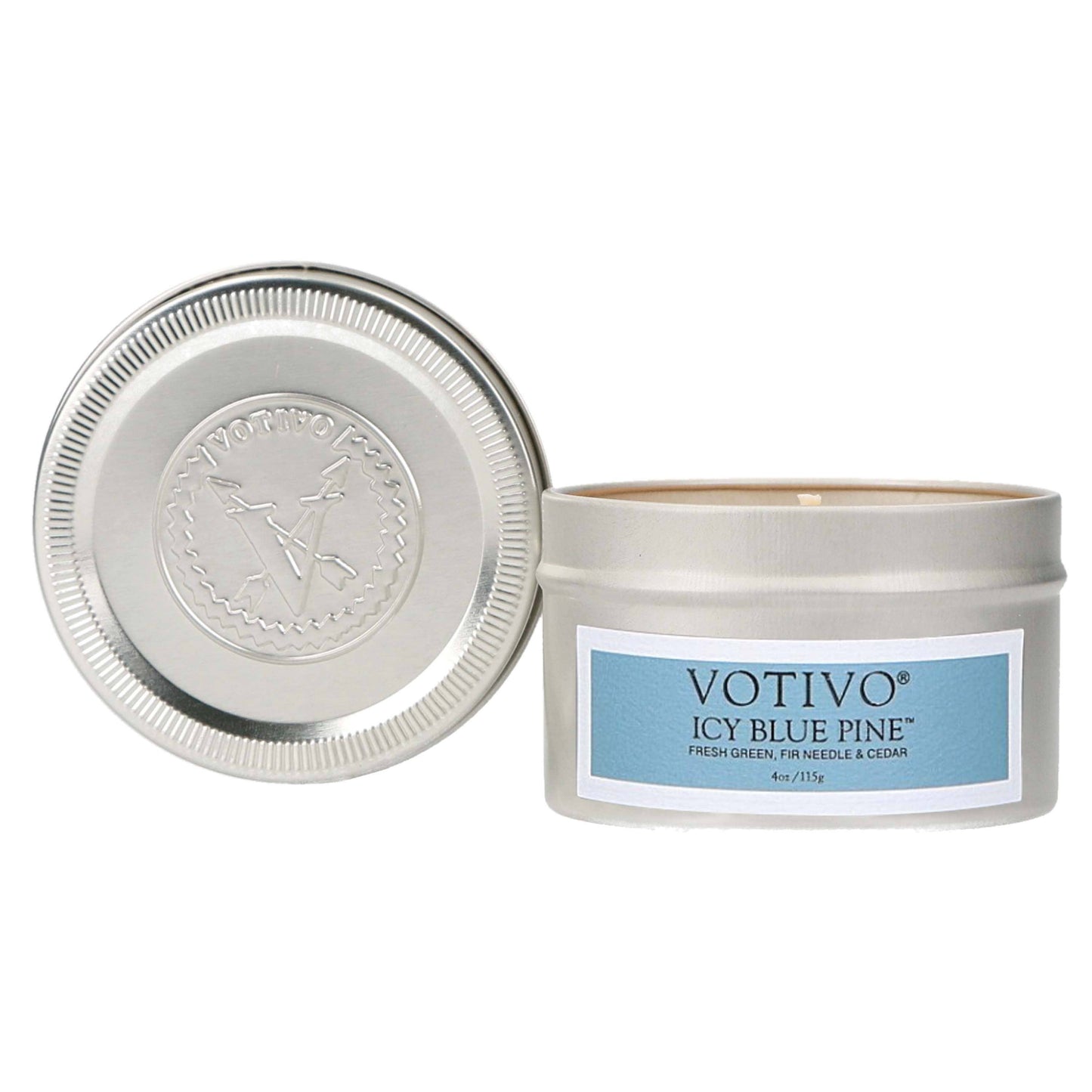 Aromatic Travel Tin Candle - Icy Blue Pine