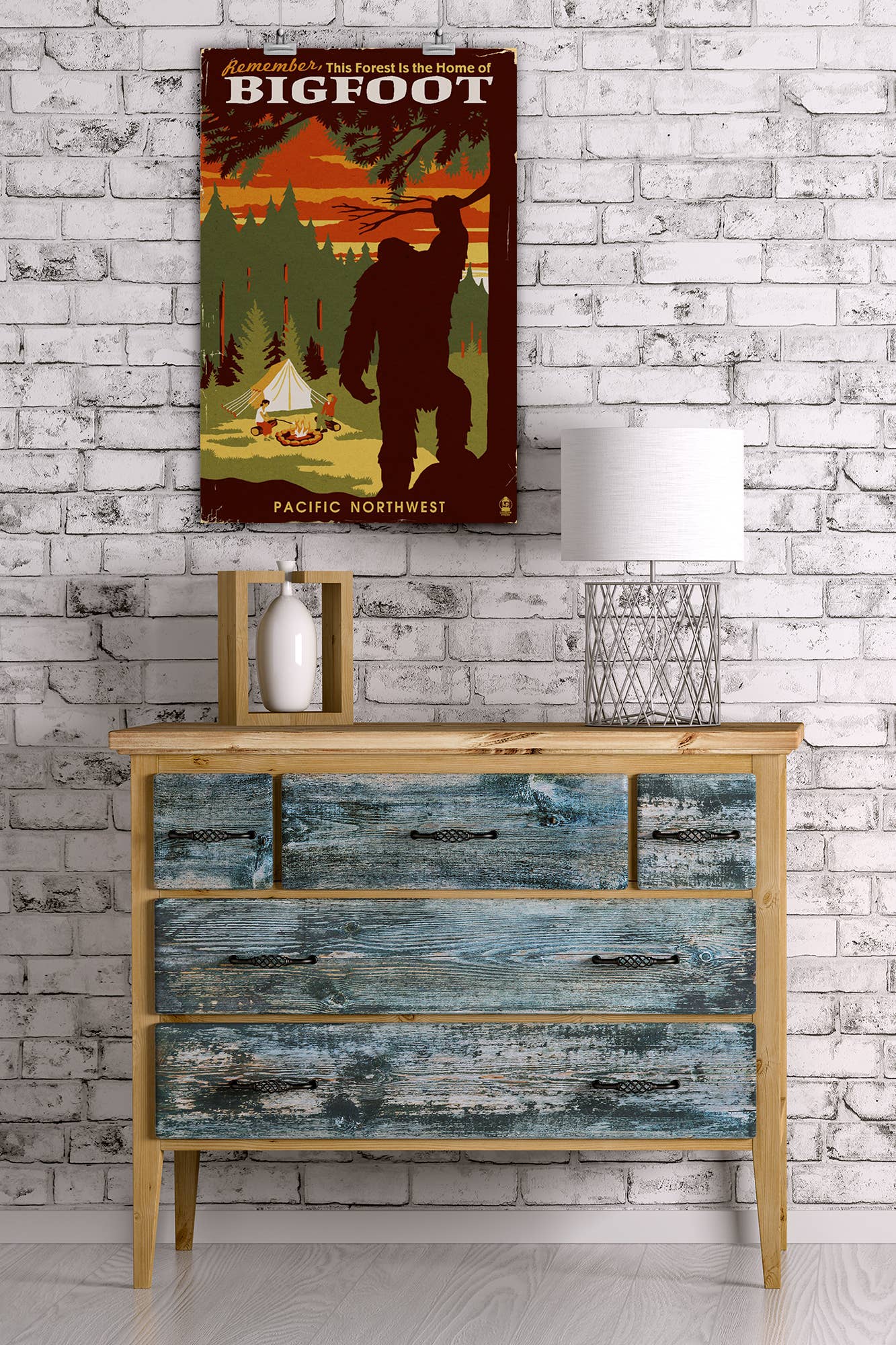 Pacific Northwest, Home of Bigfoot Wall Decor (9 Options)