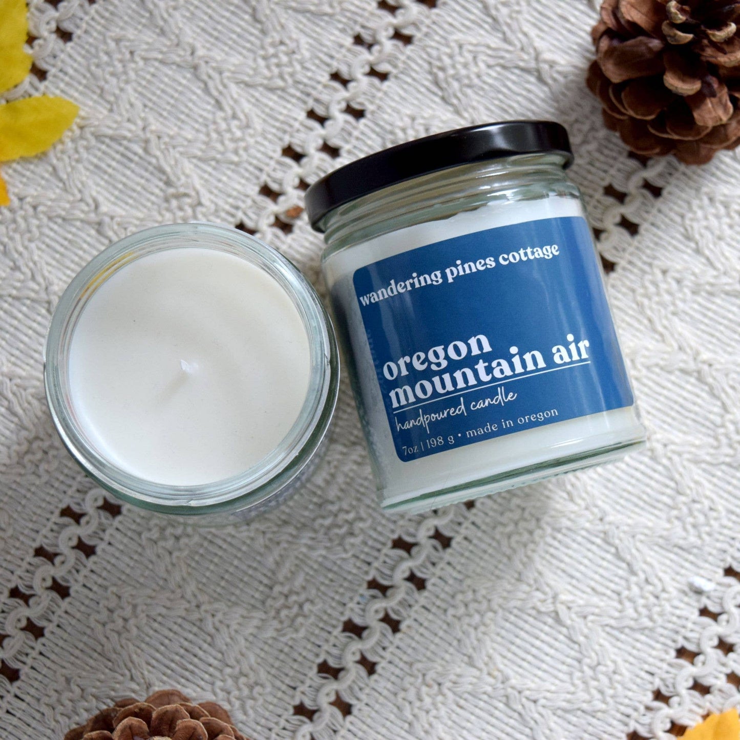 Oregon Mountain Air Fall Candle - 7 oz Glass Jar Candle