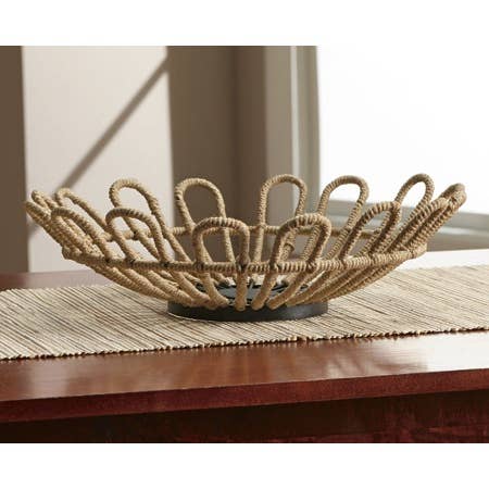 Iron Jute Flower Basket, 4