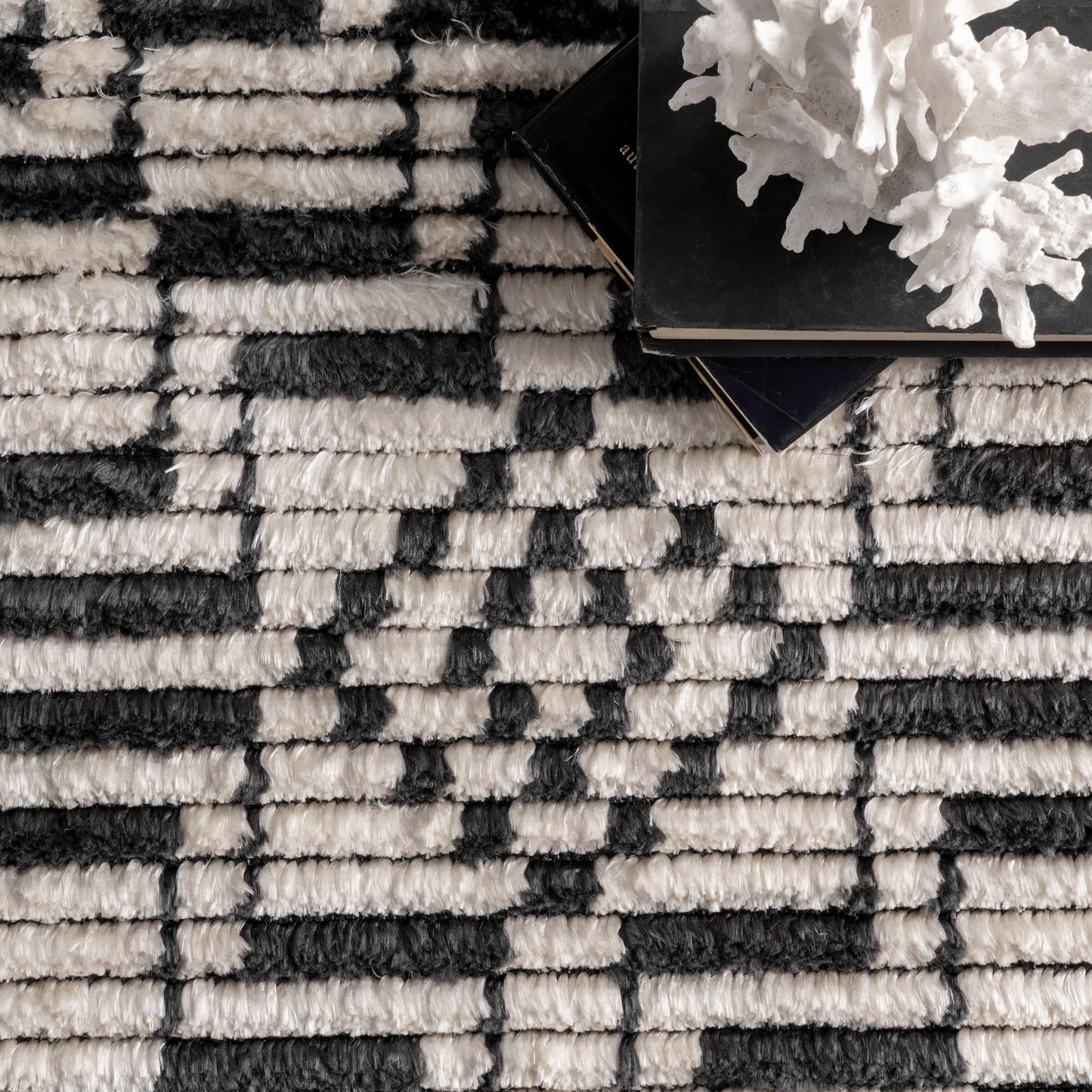 Celia Soft Shag Abstract Aztec Fringe Area Rug